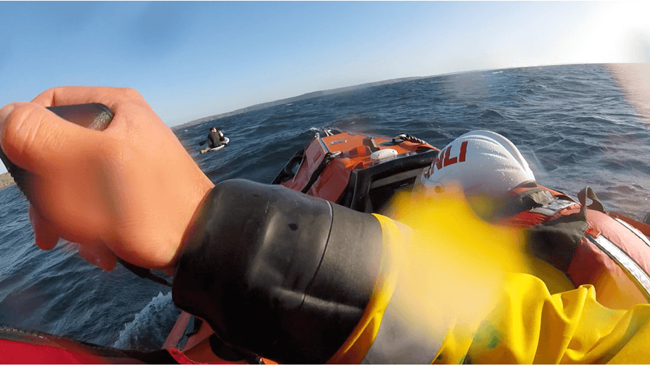 Paddleboarders rescued off Pembrokeshire coast after being blown out to sea