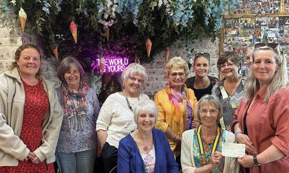 Milford Haven Inner Wheel donates £700 to Megan's Starr Foundation