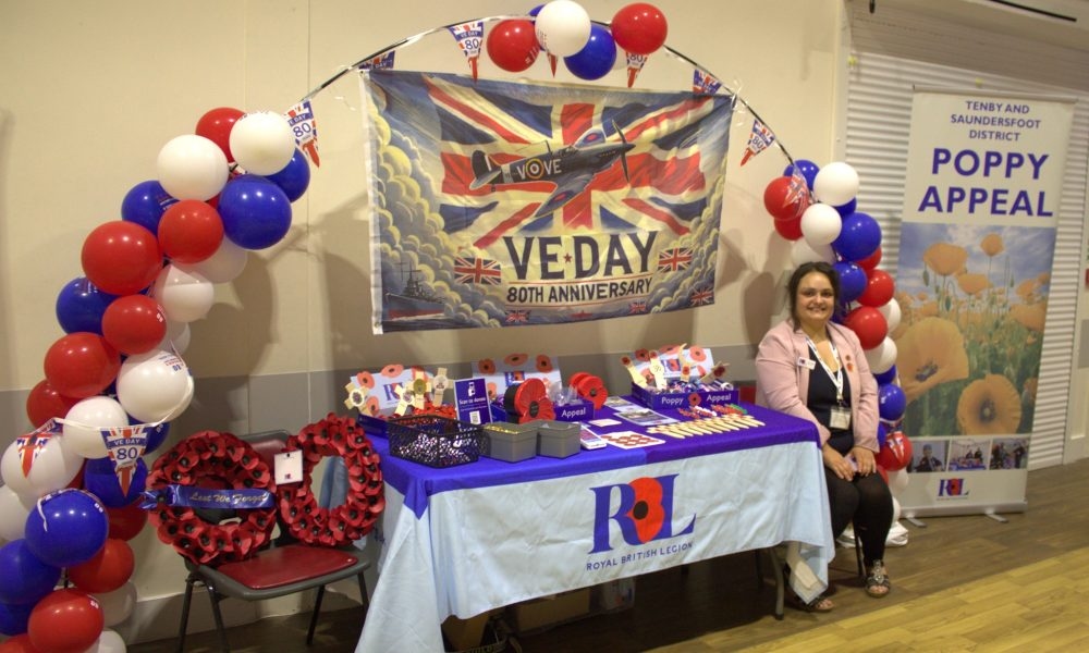 Saundersfoot marks VE Day with tea, music and memories
