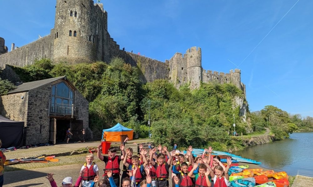 Pembroke Dock pupils complete water safety course thanks to local charity