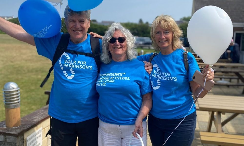 Pembrokeshire couple lead annual walk in memory of father lost to Parkinson's