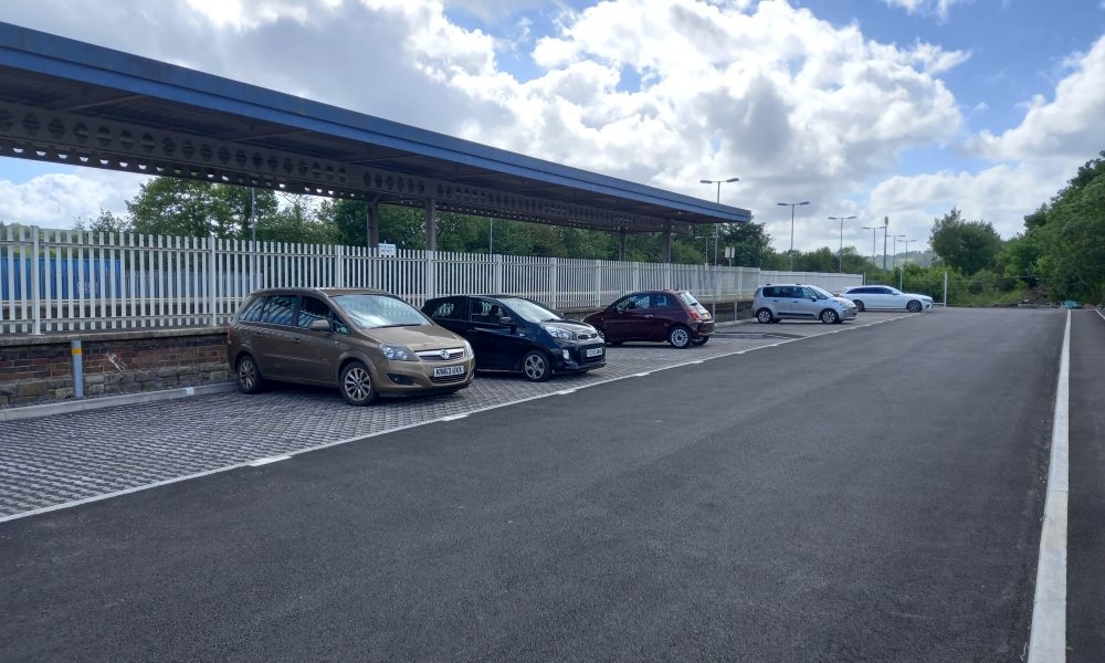 New station car park opens in Whitland with 25 new spaces for rail users