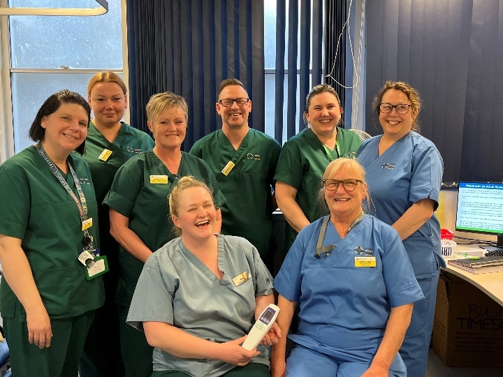 New equipment will help locate NHS patients' veins