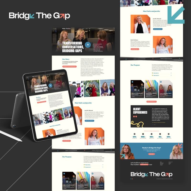 Creative Nomads Launches New Website and Brand Platform for Leadership Firm ‘How to Bridge the Gap'