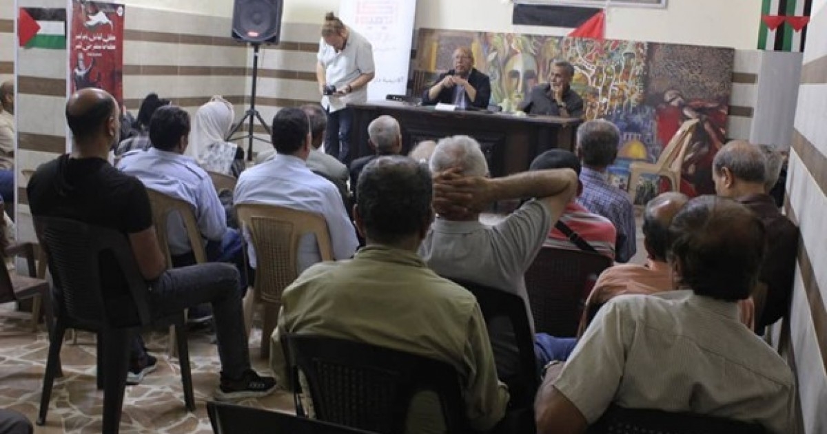 ندوة فكرية في مخيم اليرموك تبحث أسئلة حول النكبة والمستقبل
