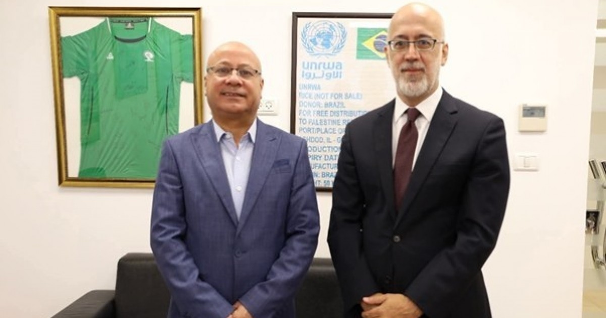 (م ت ف) تدعو البرازيل لزيادة تمويل "أونروا" ودعم اللاجئين الفلسطينيين