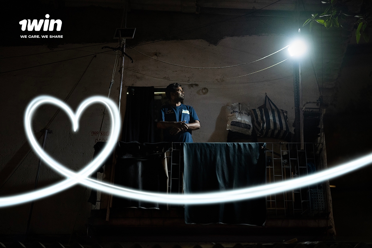 1win Lights Up 1,000 Households in Dharavi