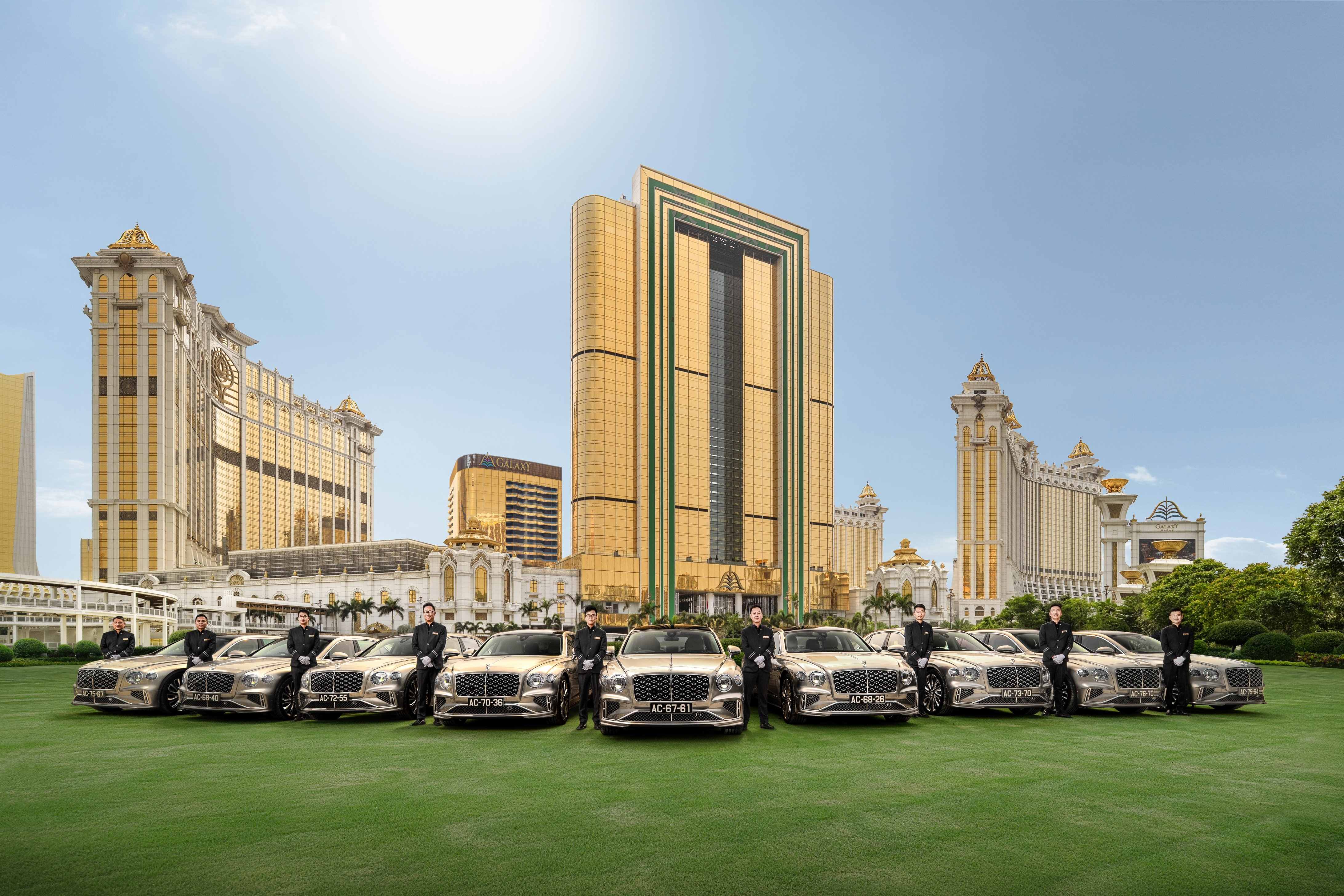 Galaxy Macau Unveils World's Largest Bentley Flying Spur Mulliner Fleet, Elevating Guest Experiences to New Levels of Luxury
