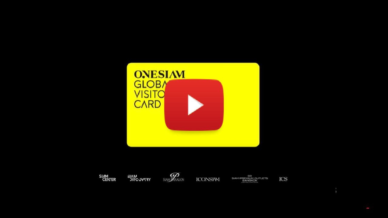 Siam Piwat Invites Modern Travelers to Discover the ‘ONESIAM Global Visitor Card,' the Ultimate All-in-One Key to Premium Travel Experiences in Bangkok
