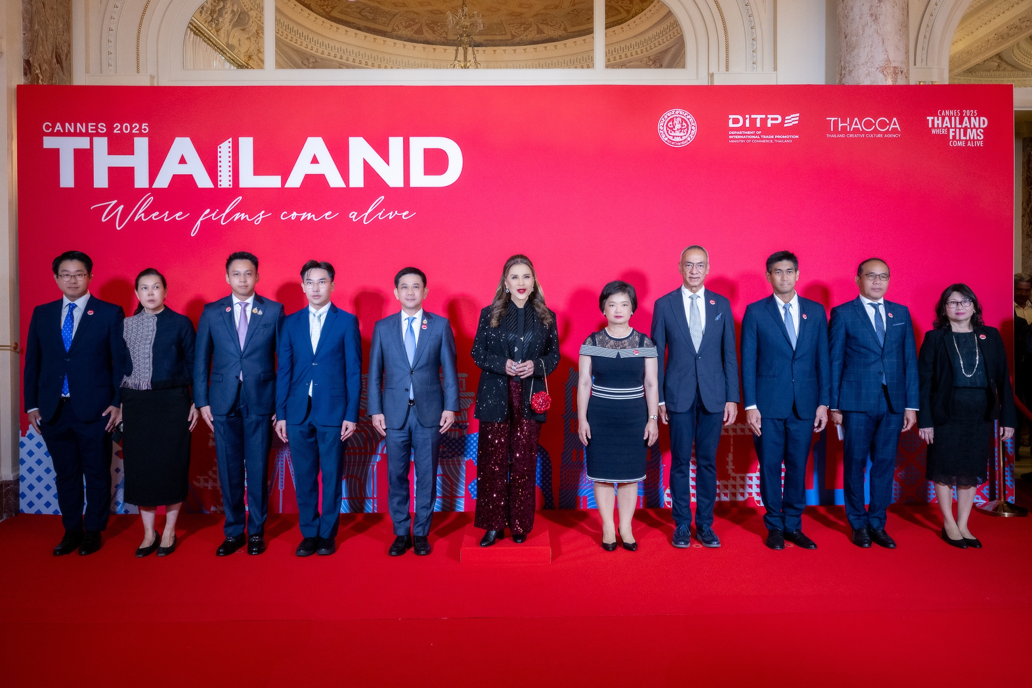 Department of International Trade Promotion, Ministry of Commerce, promotes Thai film industry through Thai Night 2025 at Cannes Film Festival, France.