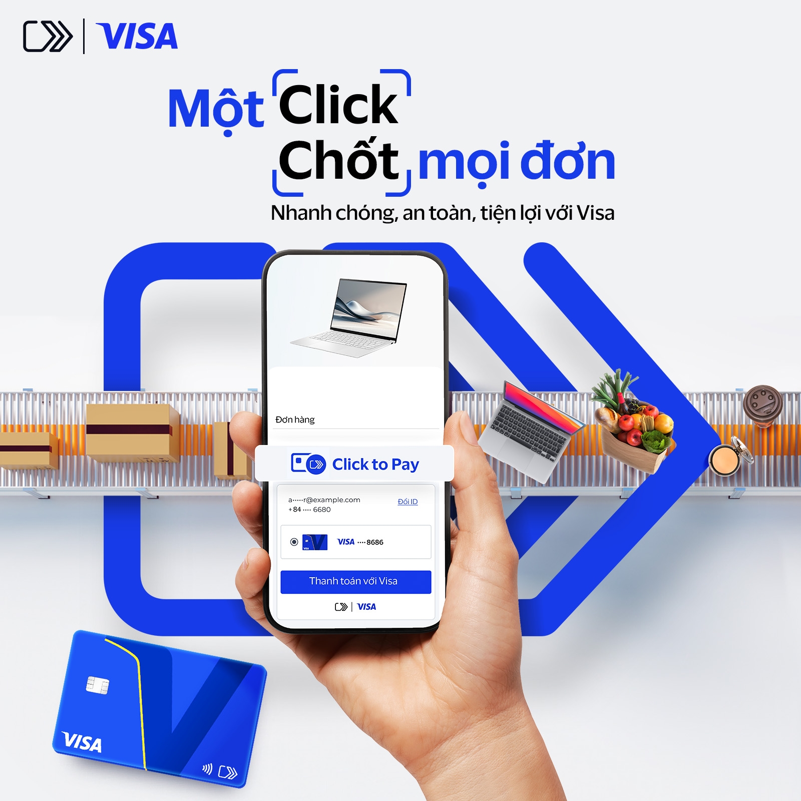 Visa introduces Click to Pay with leading banks and payment facilitators in Vietnam, transforming the online shopping experience