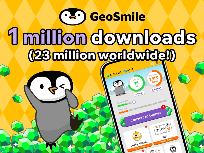 GeoTechnologies' Move-to-earn app rapidly gained popularity in Japan has surpassed 23 million downloads worldwide
