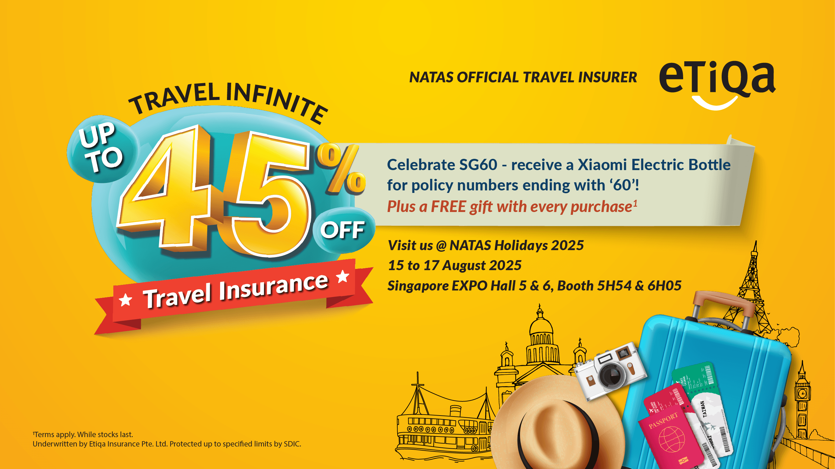 Etiqa Insurance Singapore Marks Fourth Year as Official Travel Insurer at NATAS Travel Fair 2025