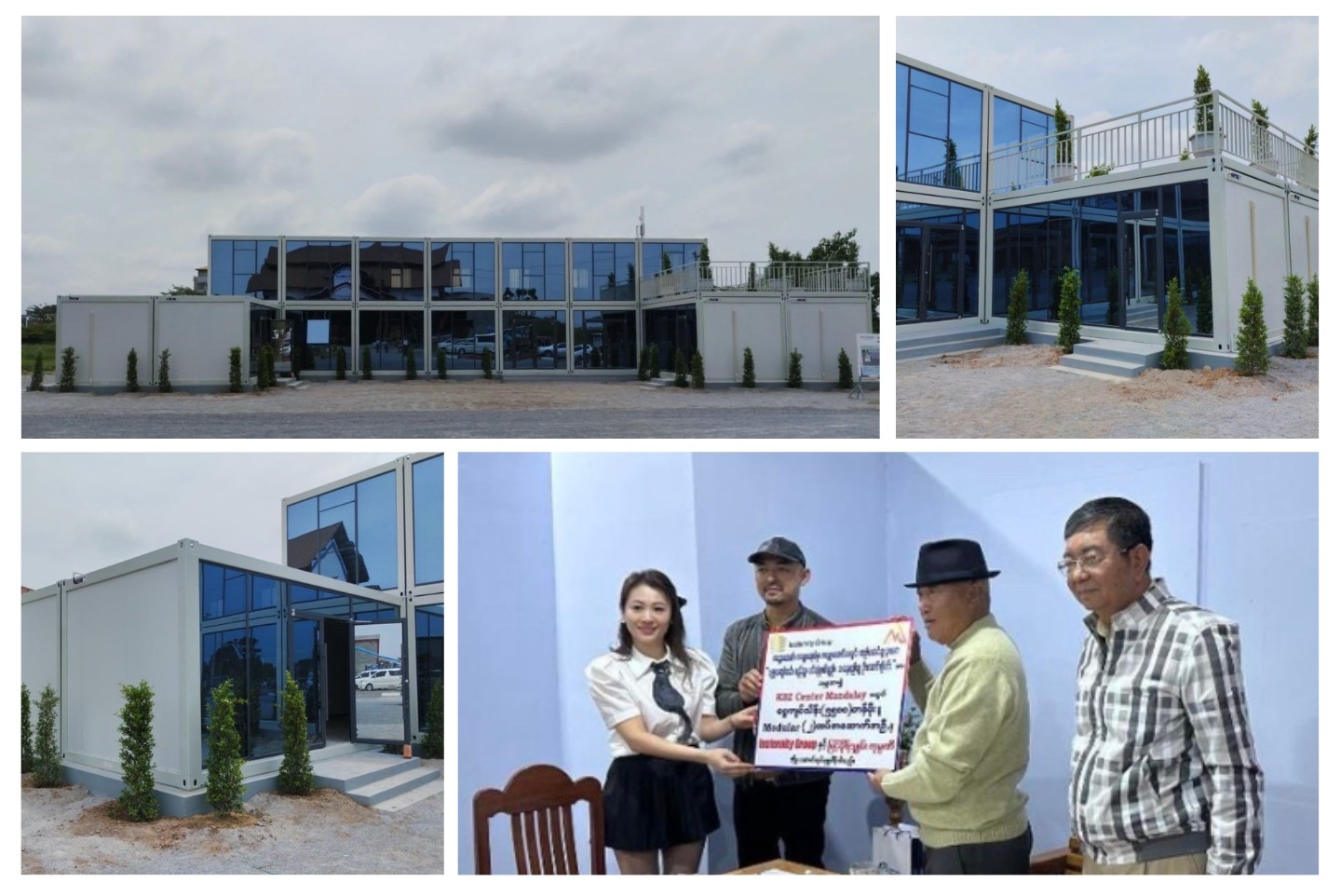 Insternity Group, Myint Mo Shyan, and MyanLife Partner with KBZ Foundation to Support Mandalay's Post-Earthquake Reconstruction with Modular Building Technology