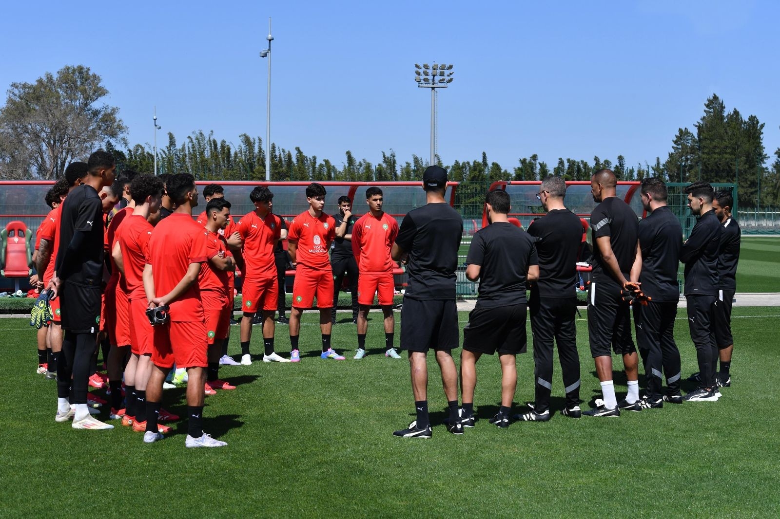 المنتخب الوطني لأقل من 20 سنة يُنهي استعدادات الكان