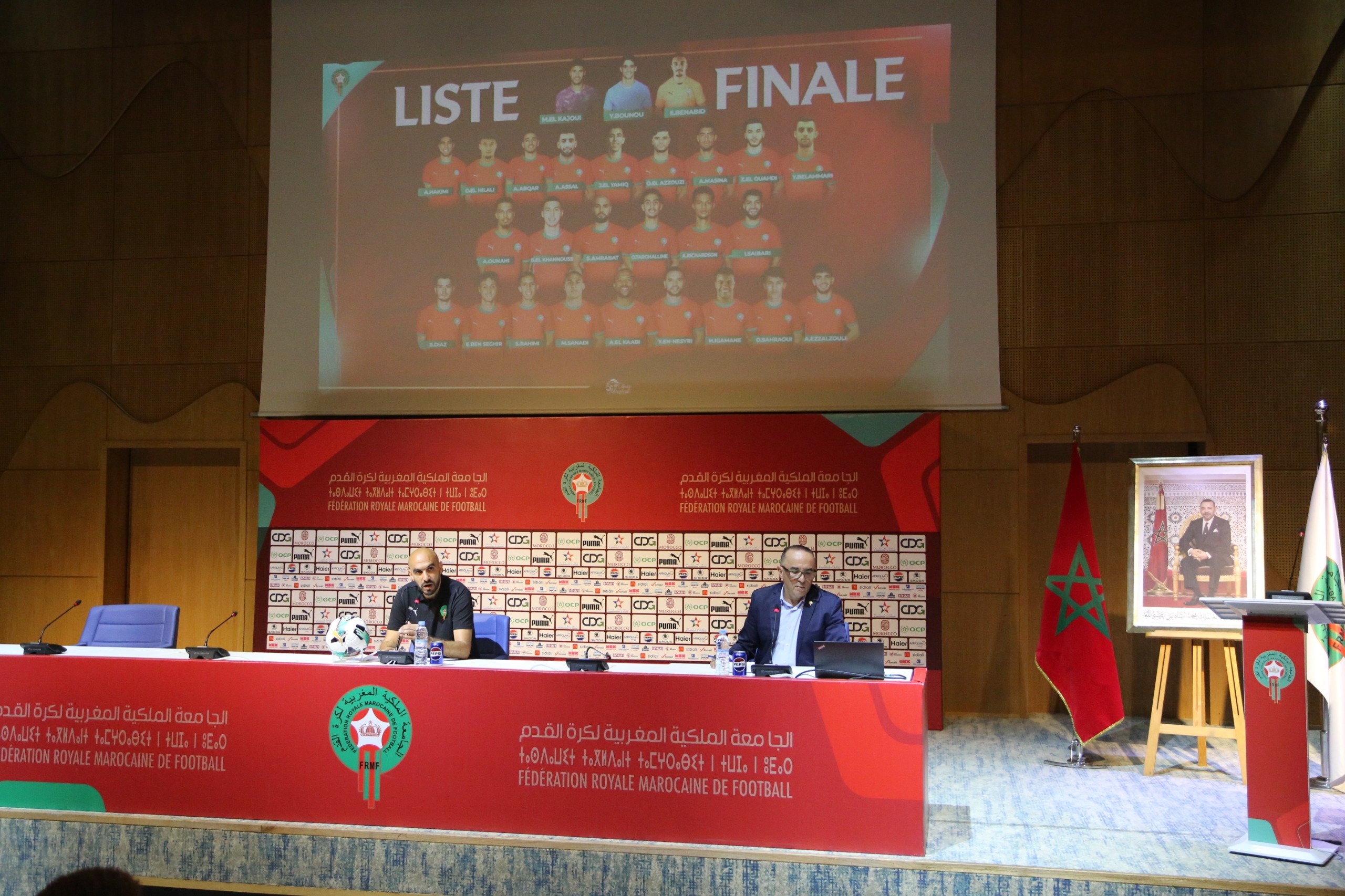 بحضور الوافد الجديد مروان السندي لاعب أتلتك بيلباو.. الركراكي يكشف لائحة الأسود لمواجهة تونس وبنين