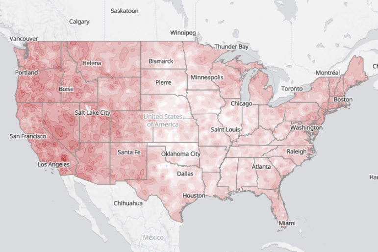 California summers are getting hotter. This map shows the most dramatic increases