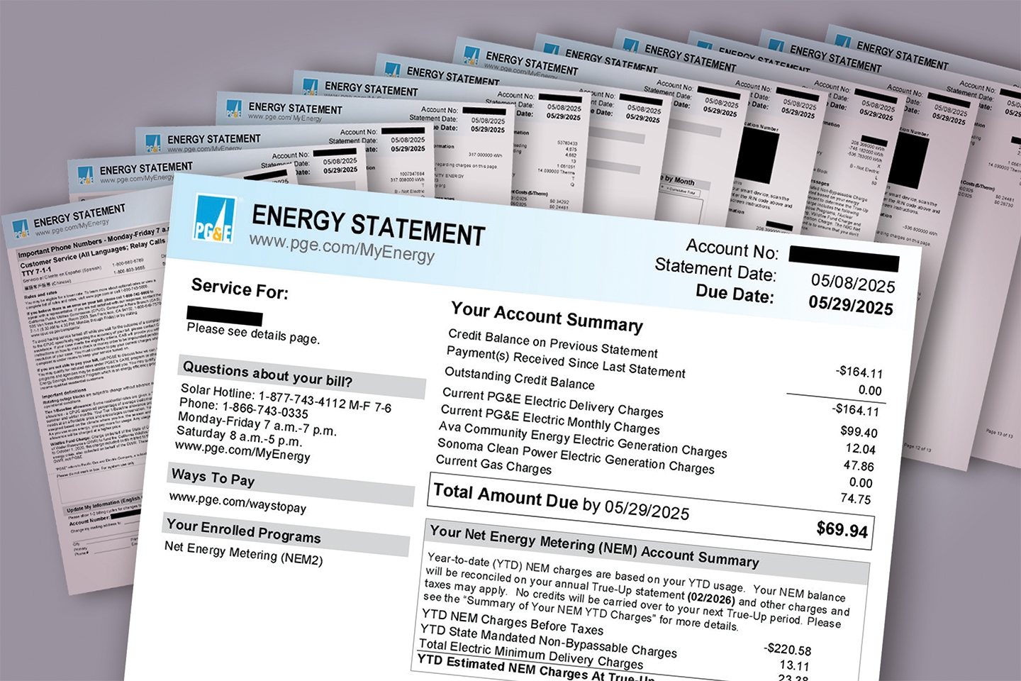 Why is my bill so high? And other frequently asked questions about PG&E bills