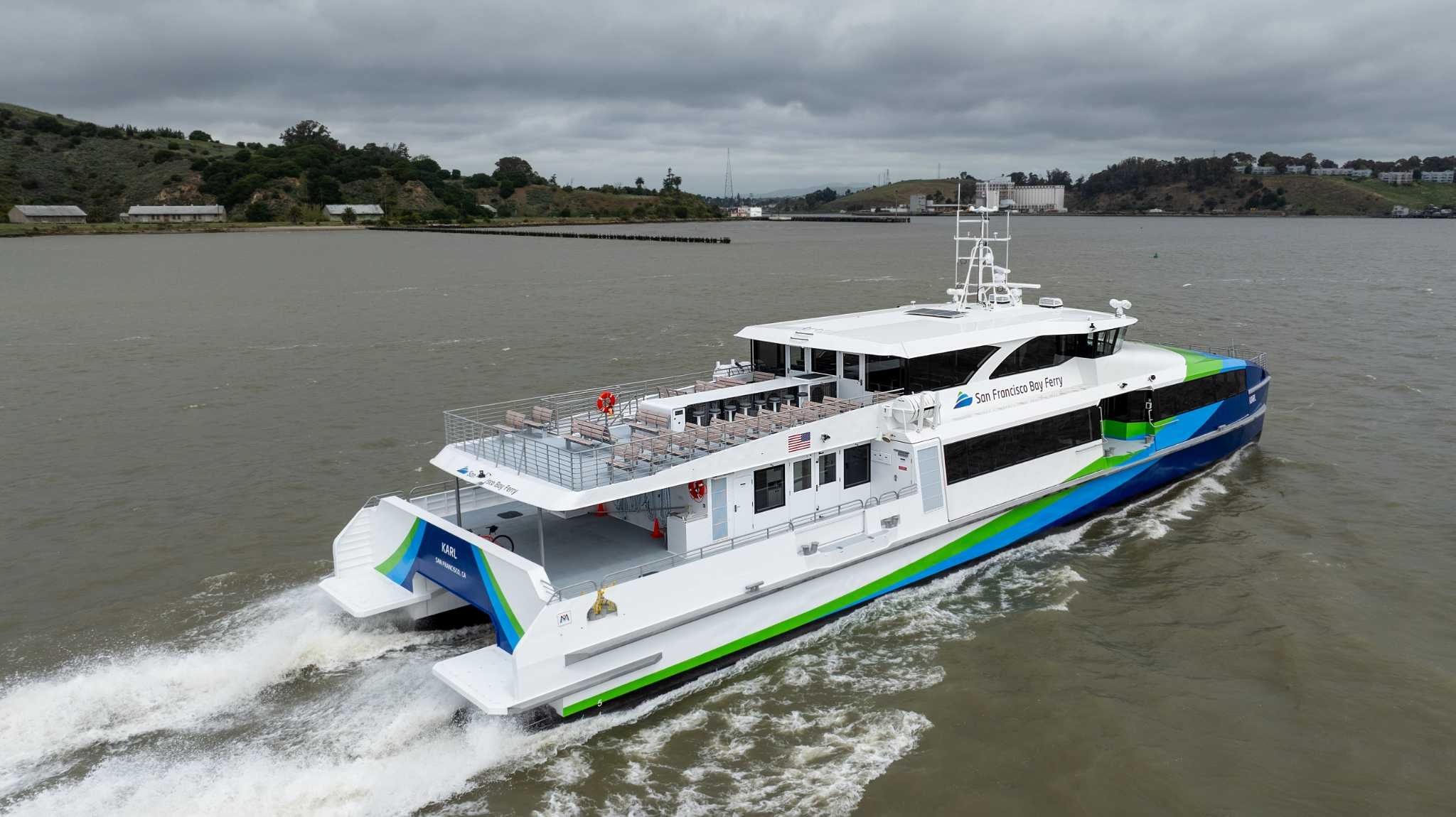The Bay Area has an ultramodern new ferry. Meet ‘Karl the boat'