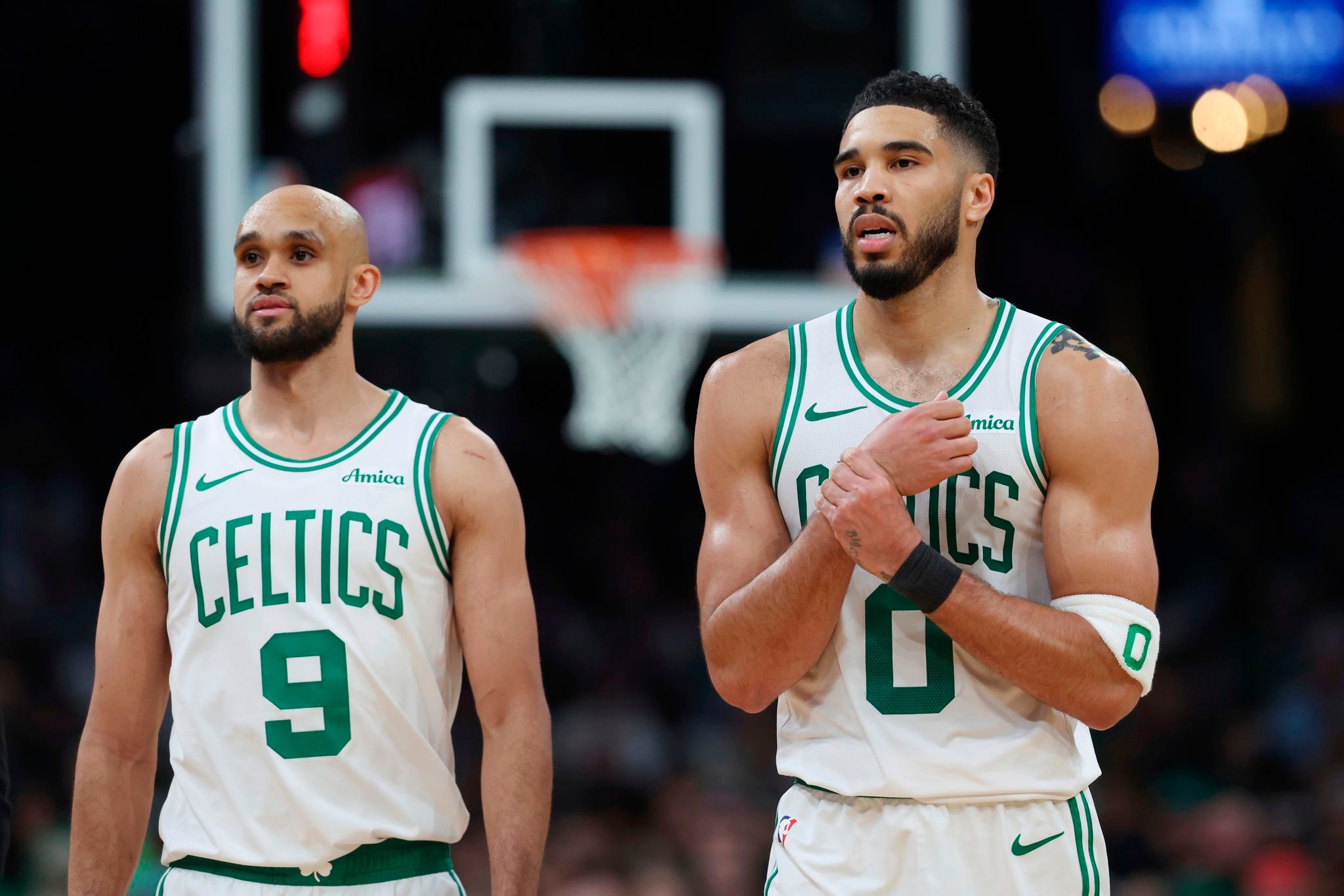 Celtics star Jayson Tatum listed as doubtful for Game 2 vs. Magic with bone bruise in wrist
