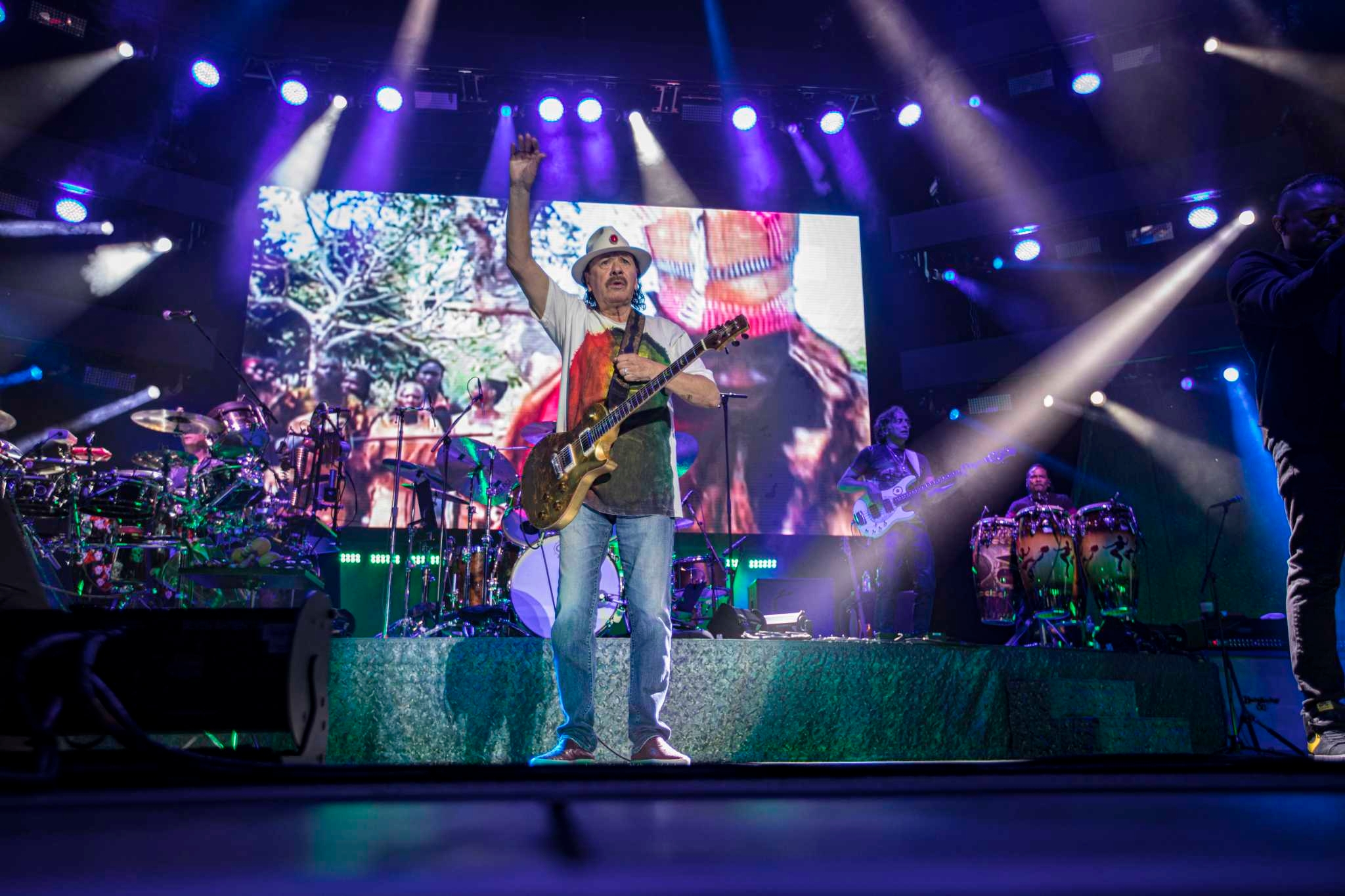Carlos Santana collapses before concert and is rushed to hospital