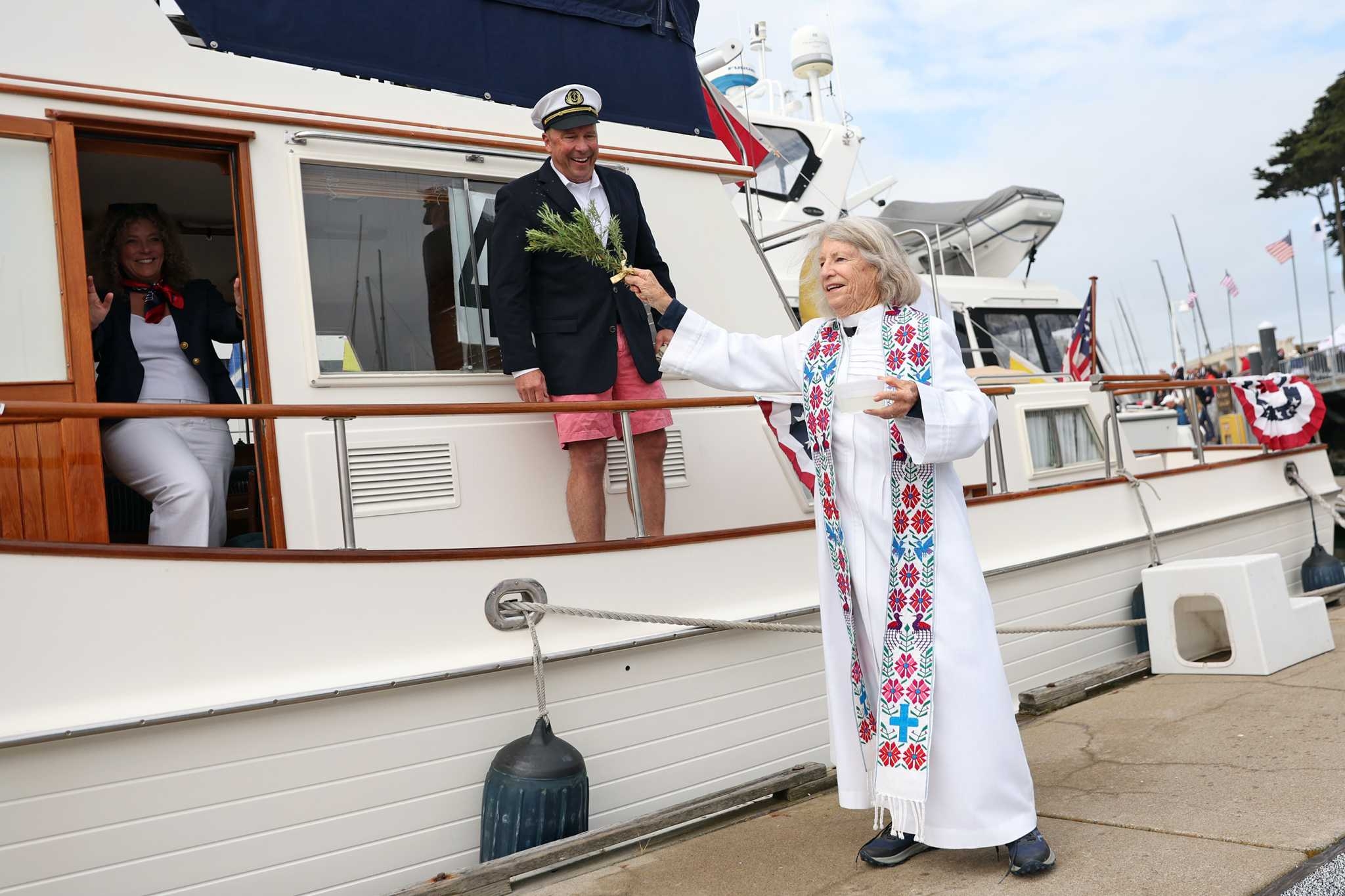 S.F.'s Opening Day on the Bay gets season underway with 70 boats, one soaked yacht clubber