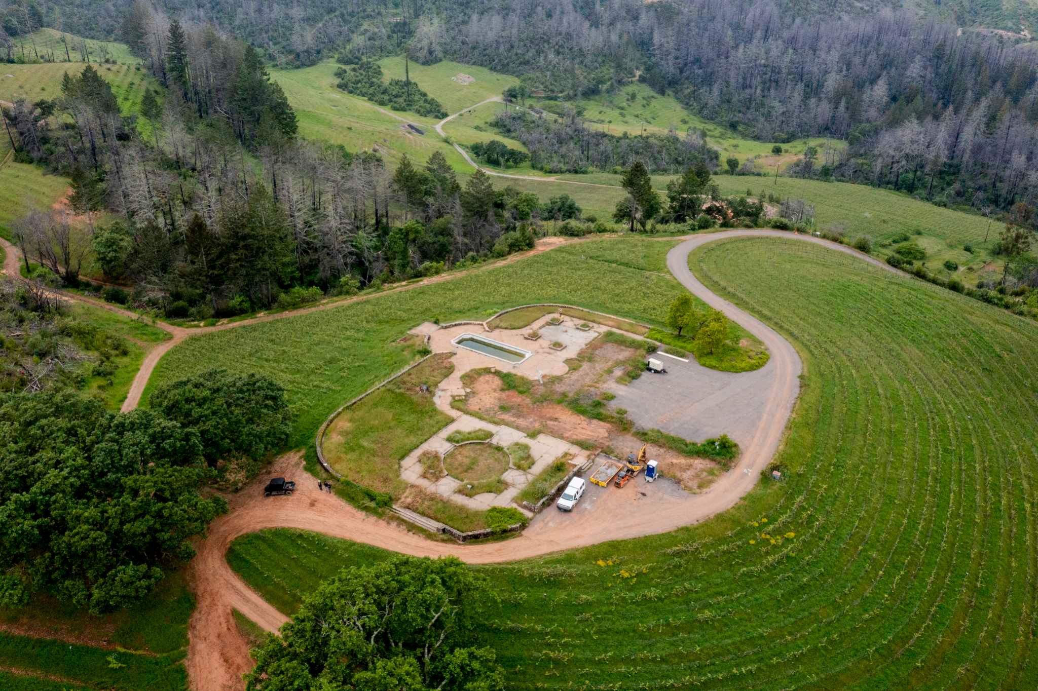 A fire nearly destroyed this famous Napa winery. Then a hedge fund took over