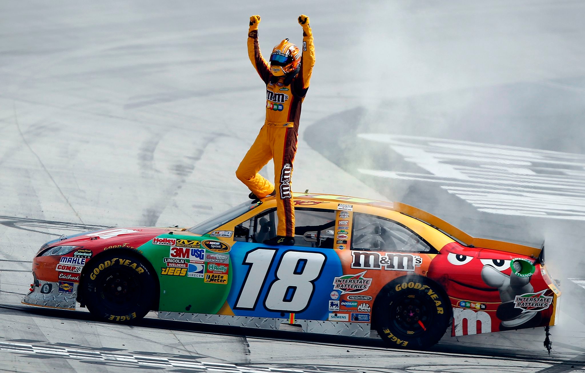 Kyle Busch was once kicked out of a track for being too young. Now the NASCAR champ turns 40