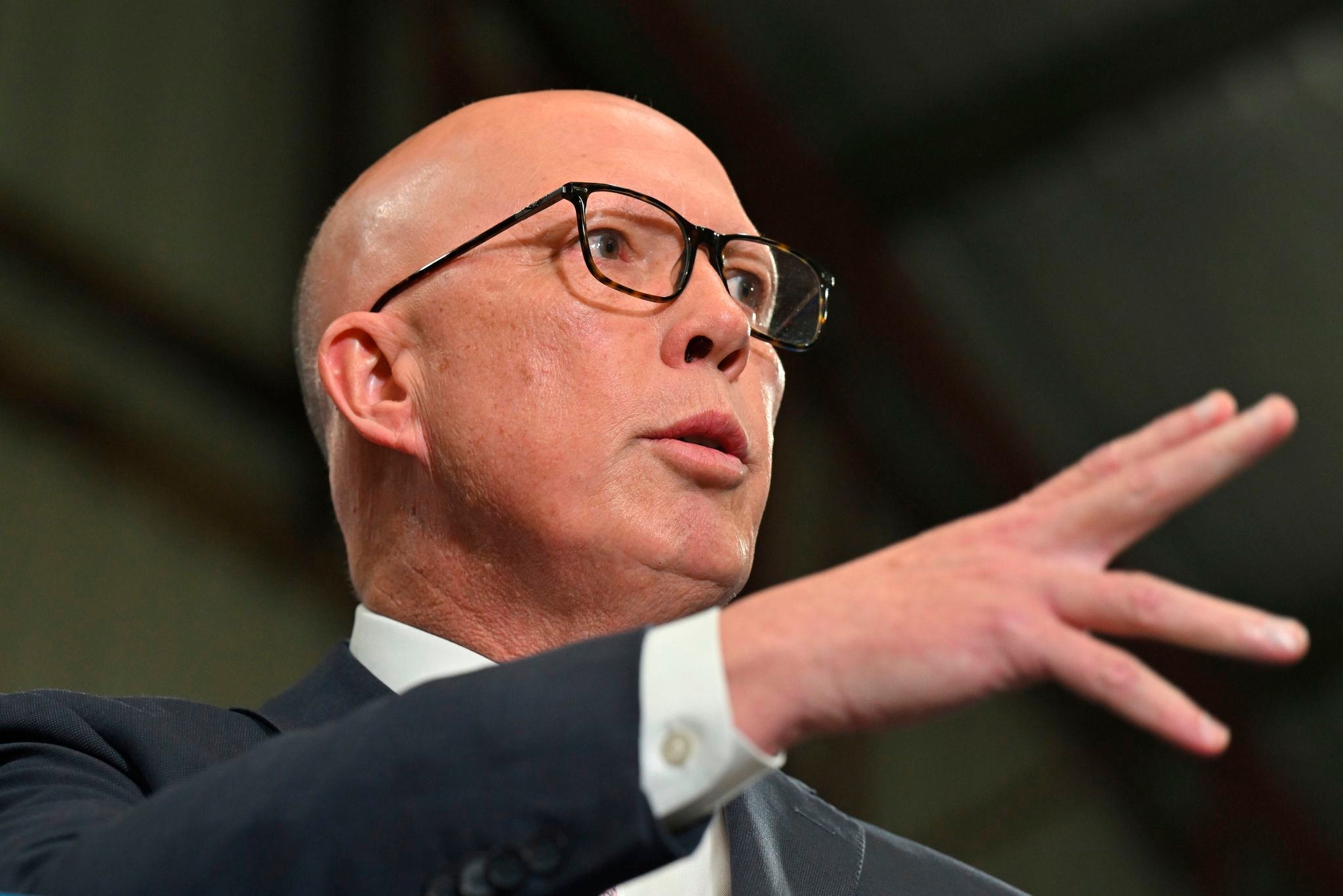 Peter Dutton, a former police detective who's hawkish on China, is leading Australia's conservatives
