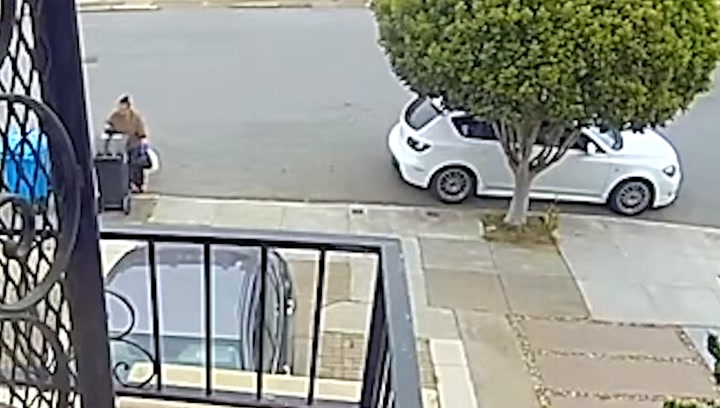 'Deeply shaken': Video shows man attack woman in Outer Sunset