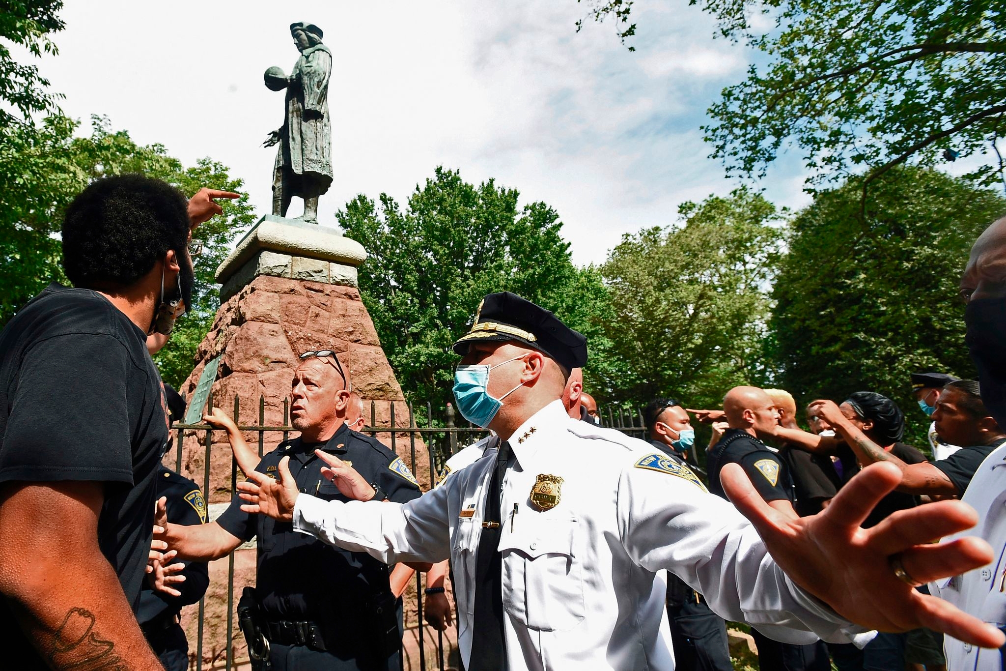 Columbus statue removed from a Connecticut city in 2020 finally finds a home at a new museum