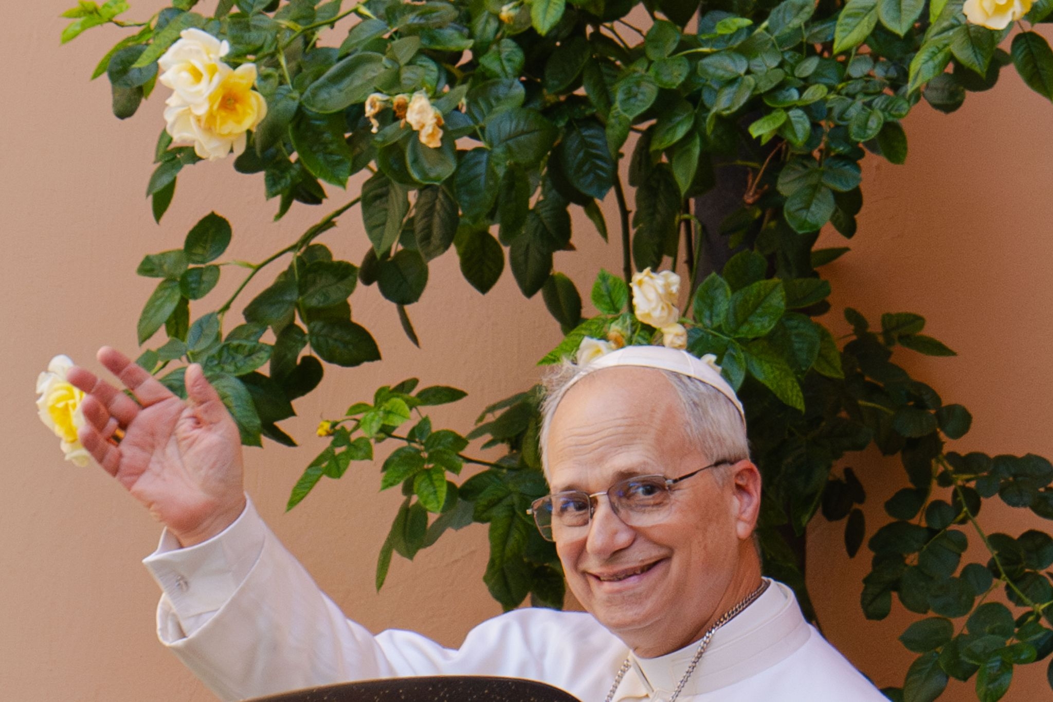 The pope's doctoral thesis drew on St. Augustine's idea of religious authority as service, not power