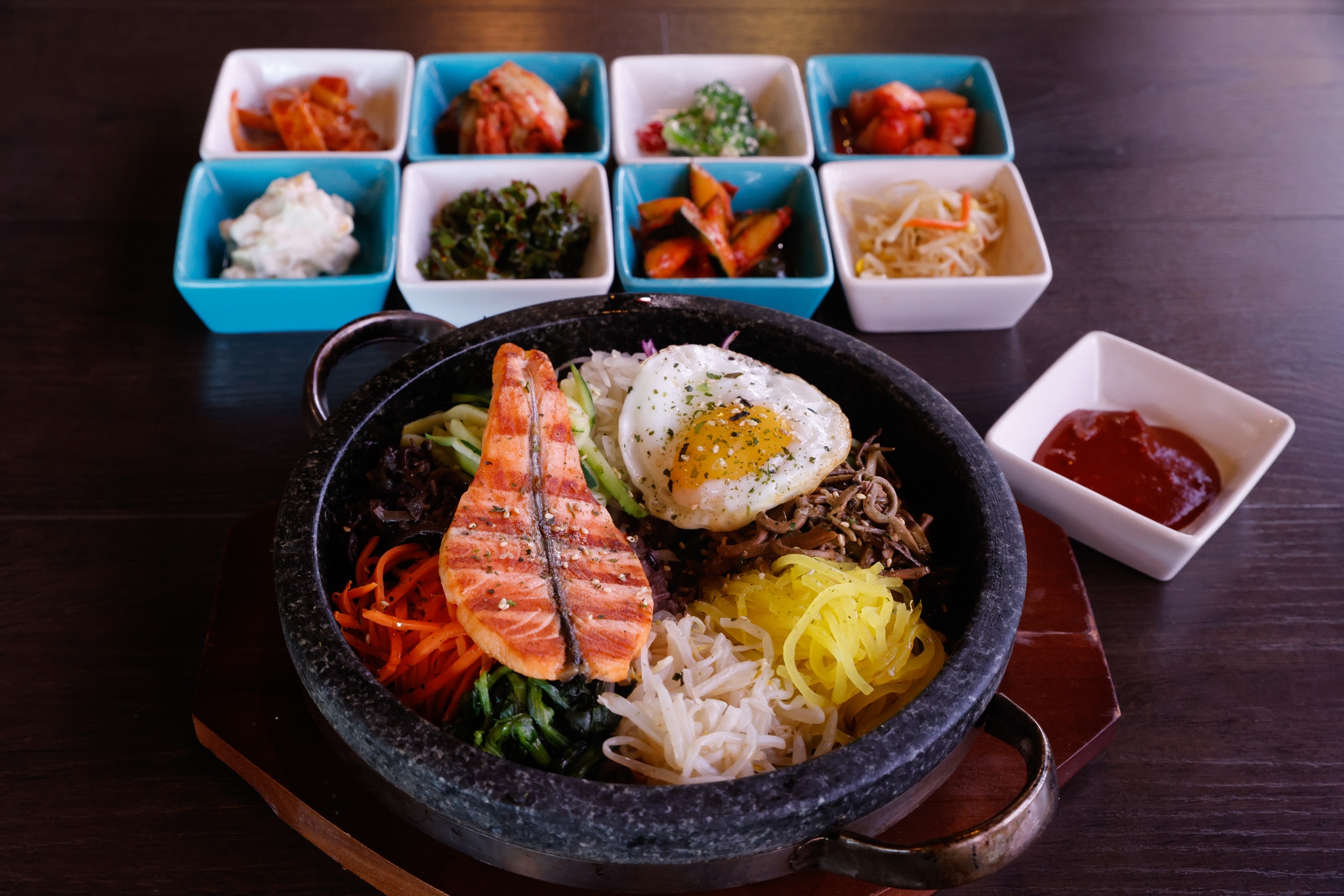 I've eaten at Korean restaurants all over California. This sizzling rice bowl is the best one I've tried