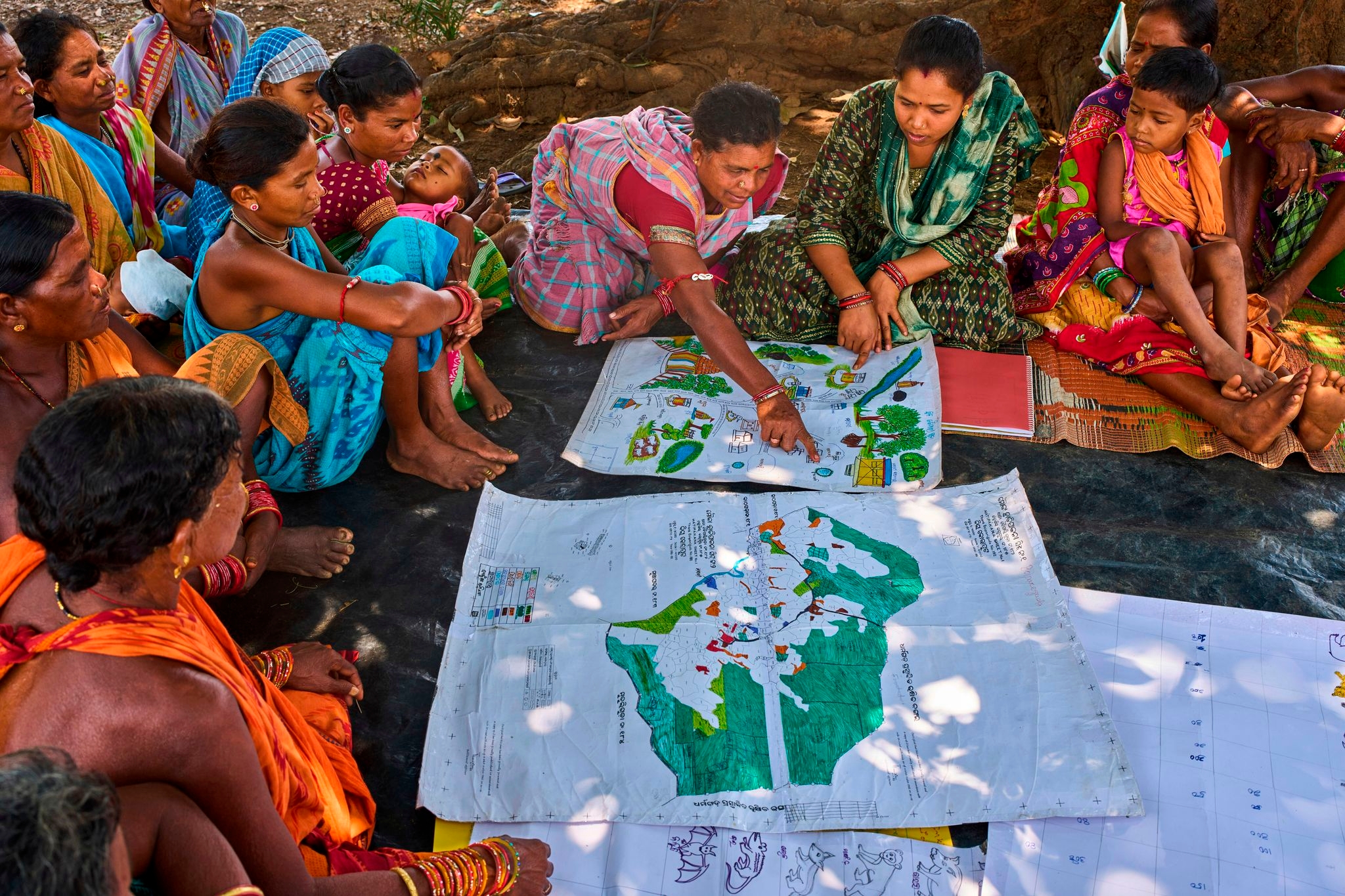 In India, Indigenous women and their 'dream maps' seek to protect lands from climate change
