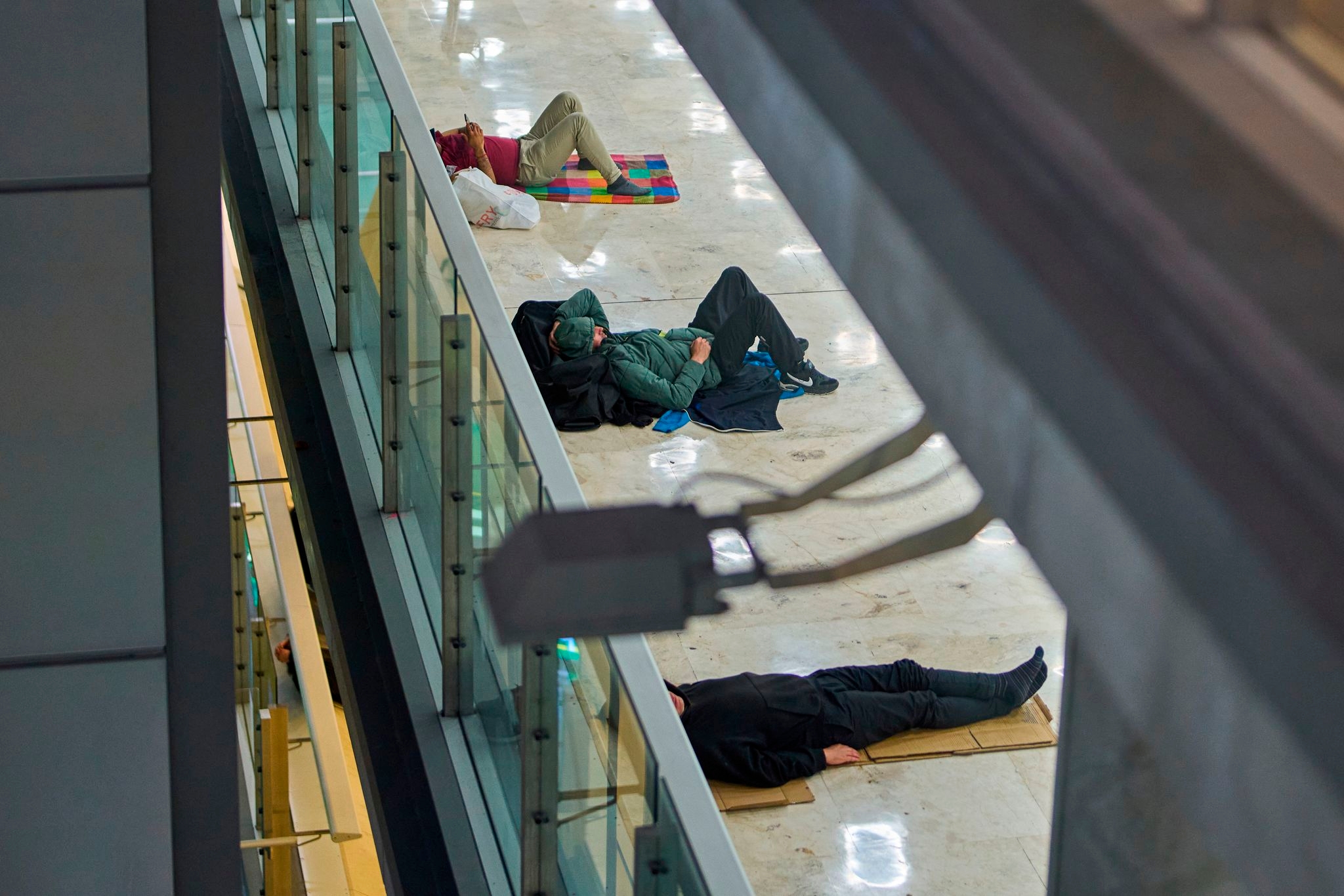 In Spain, a homelessness crisis unfolds in Madrid's airport