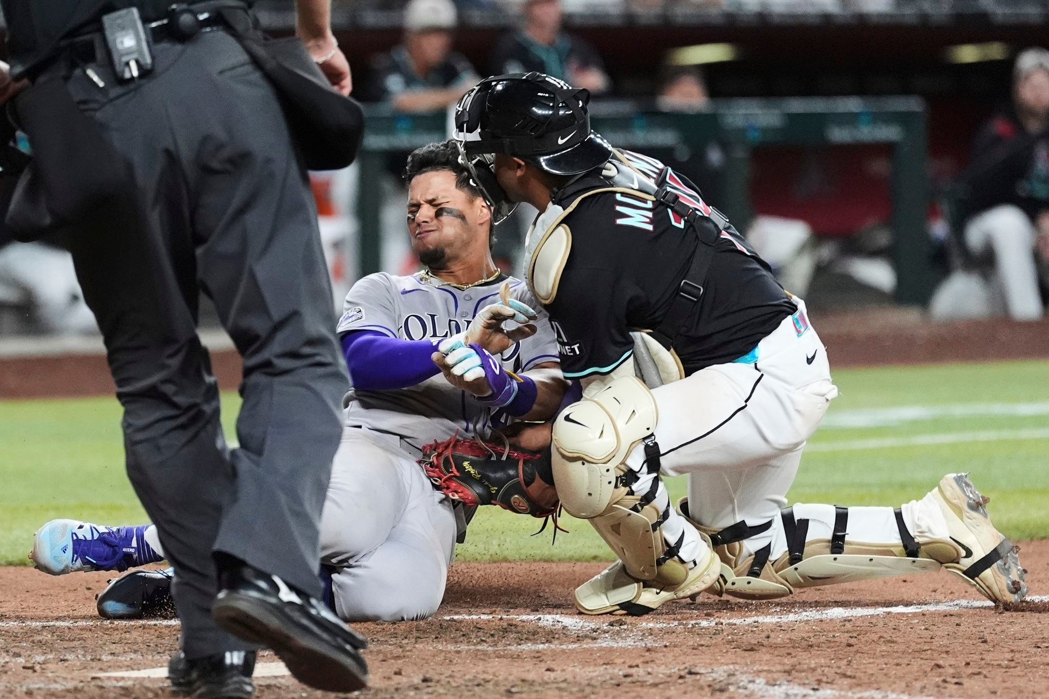 Beck homers twice and Tovar gets 5 hits as Rockies rally past Diamondbacks 14-12