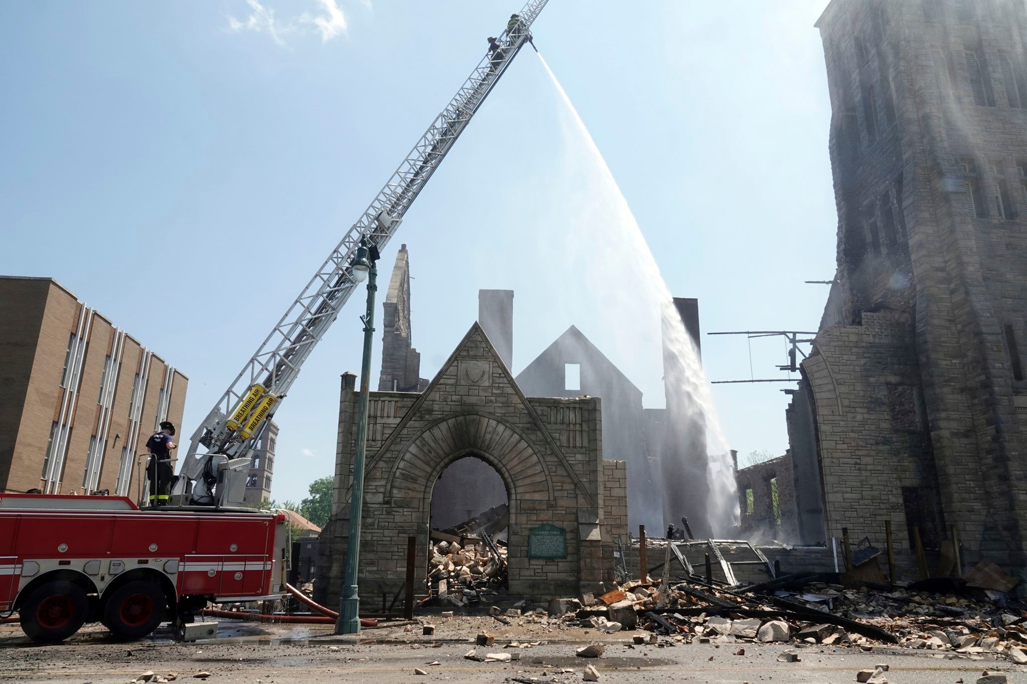 Fire at historic Black church in Memphis was intentionally set, investigators say