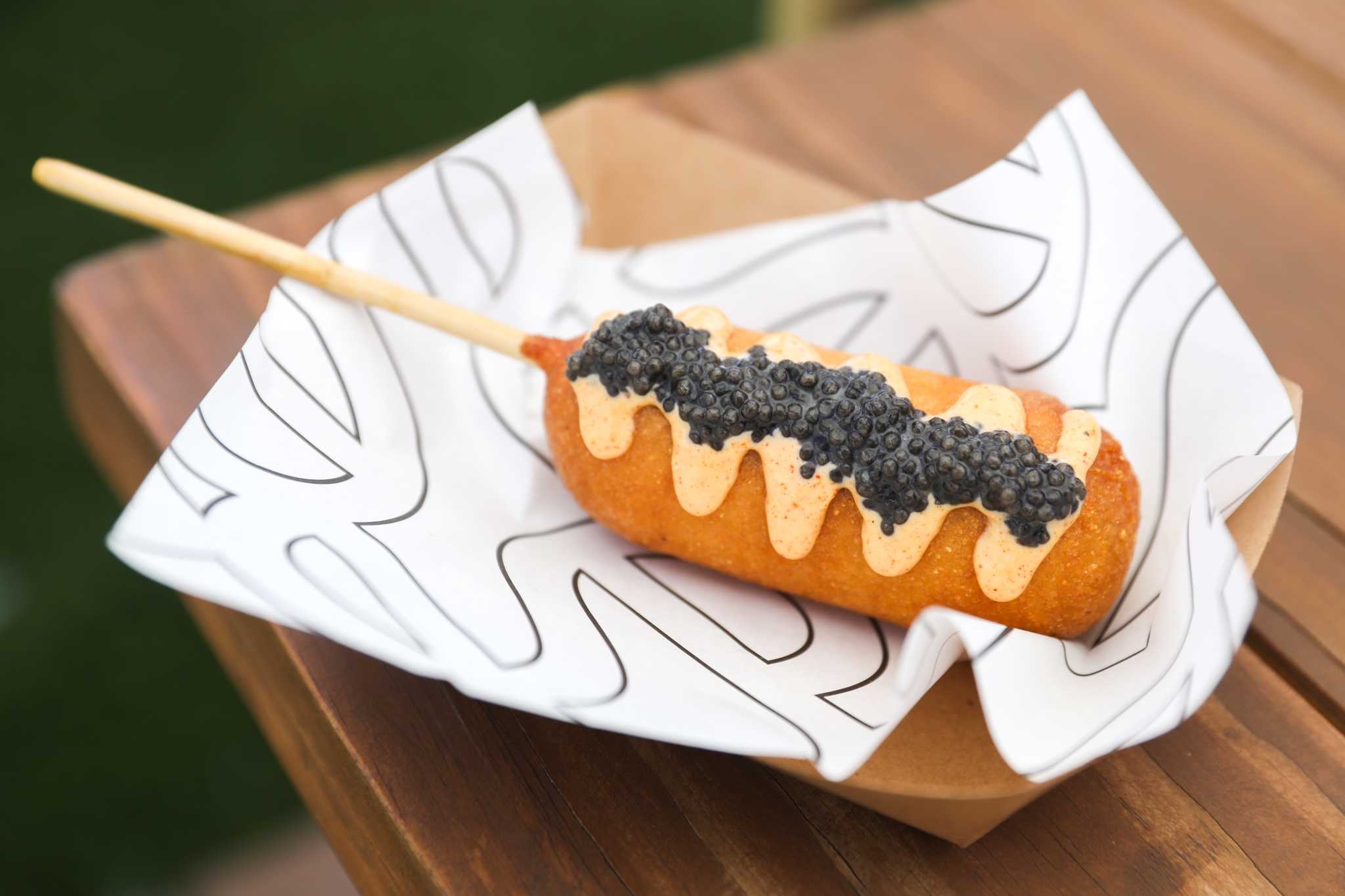 Now everyone can get lobster corn dogs topped with caviar at BottleRock 2025
