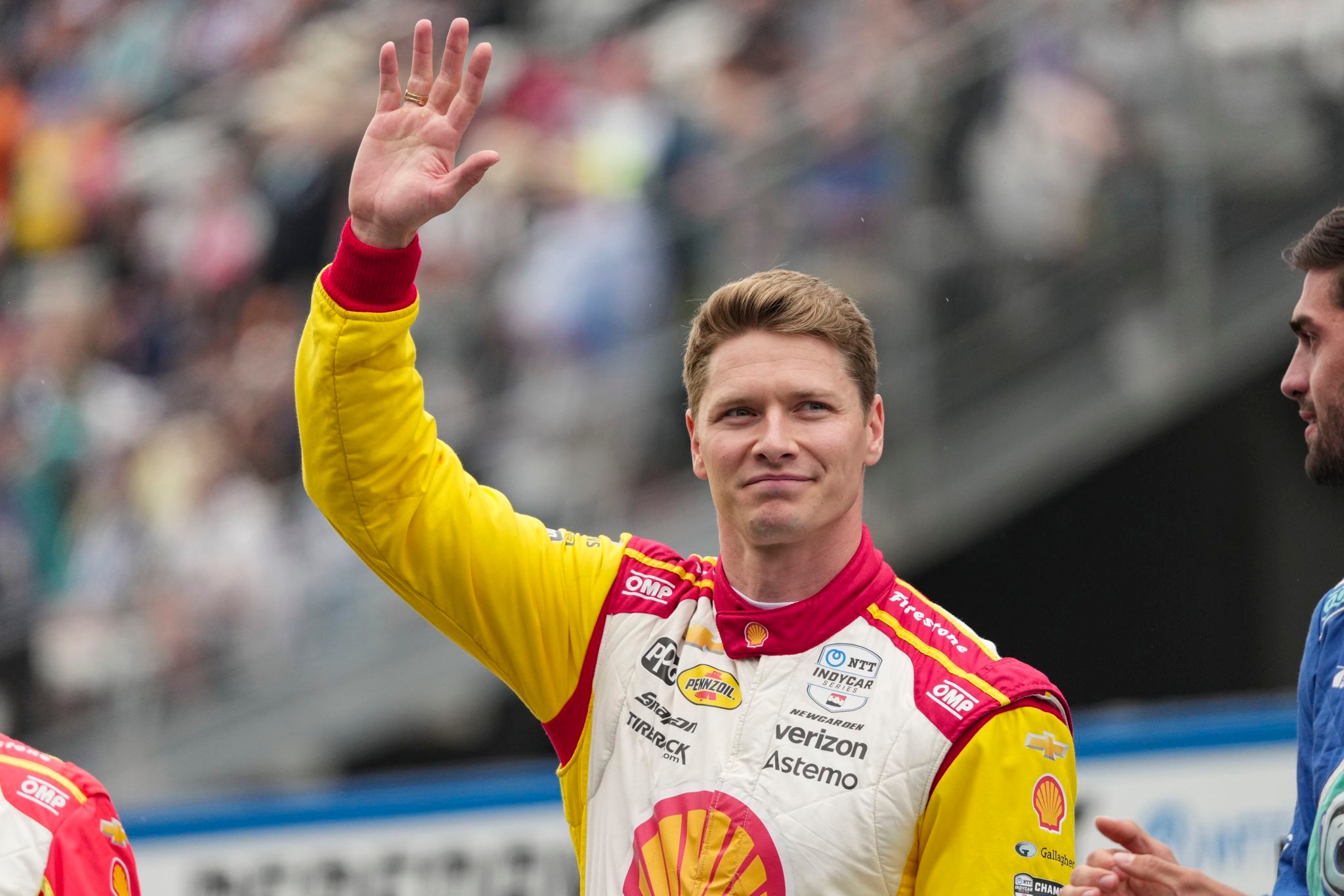 Two-time Indy 500 winner Newgarden flips car, walks away from wreck in IndyCar race at Gateway