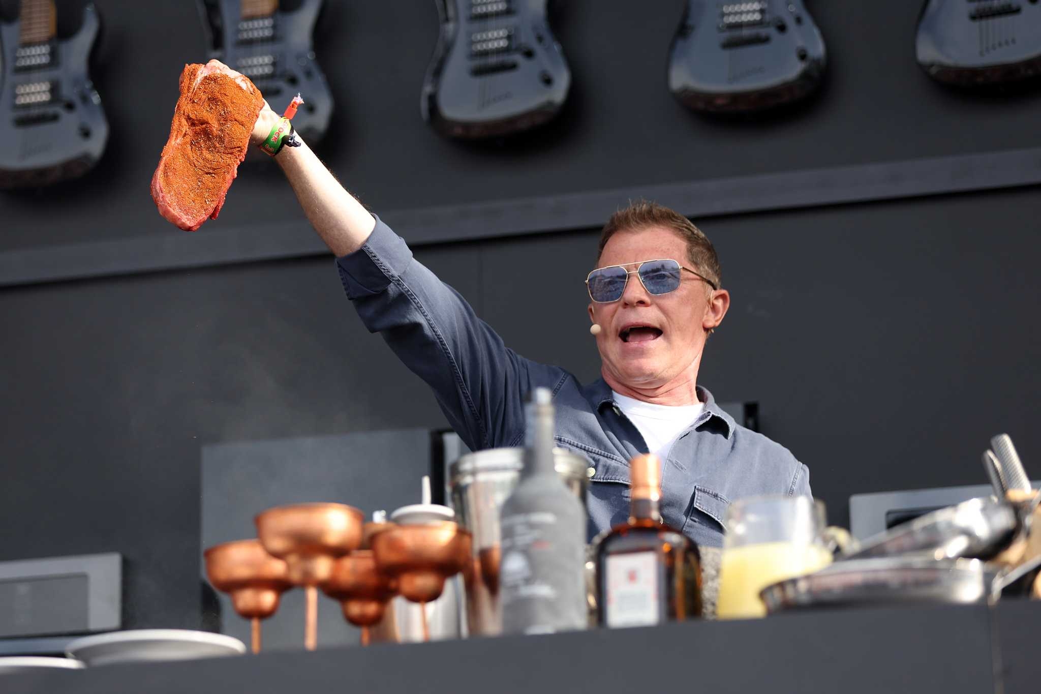 Bobby Flay brings the heat and his new romance to BottleRock Napa Valley