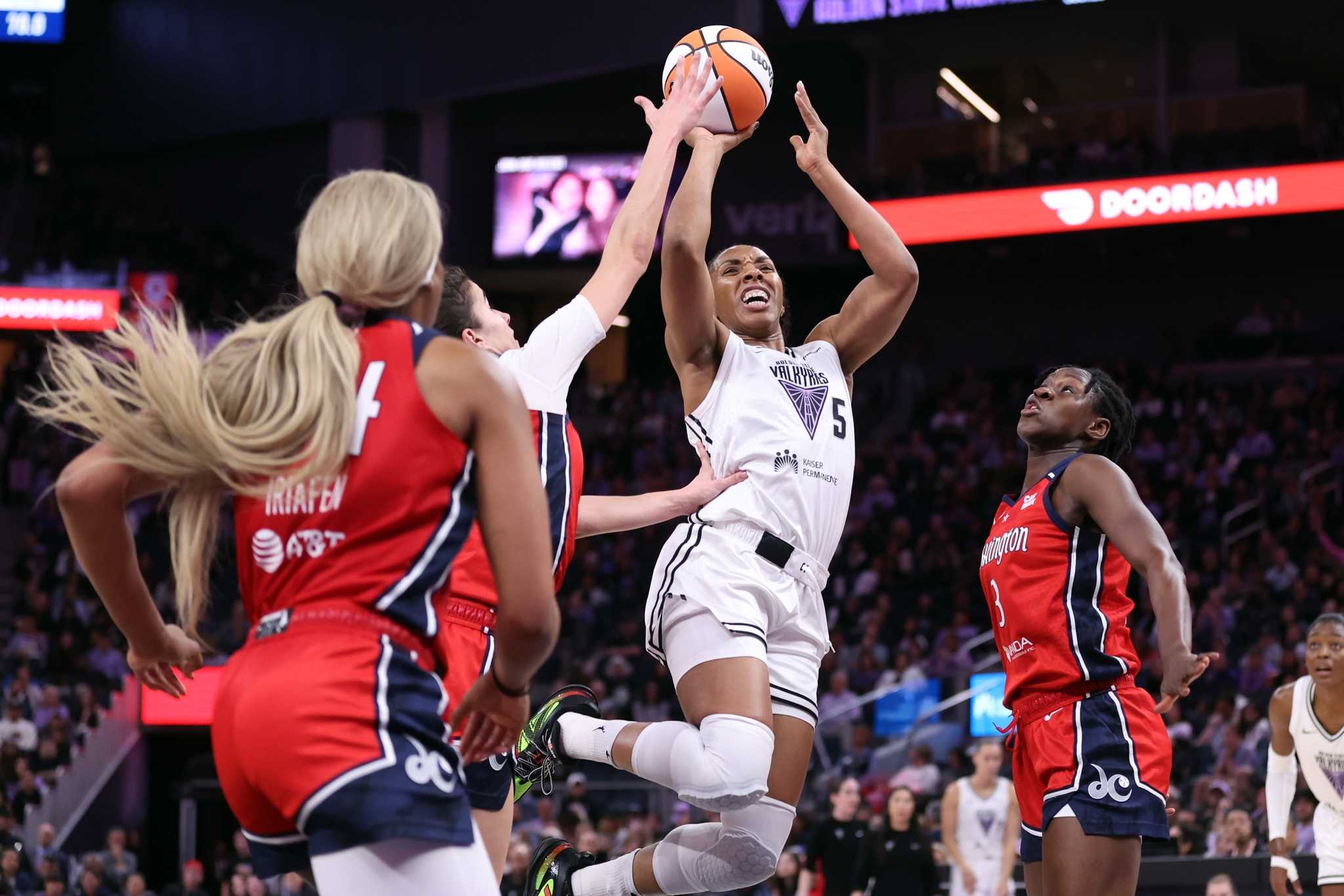 Valkyries' Kayla Thornton returns to site of her greatest WNBA success