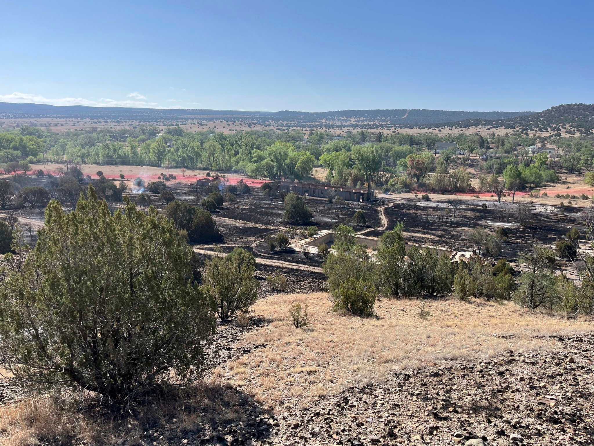 Wildfire damages Civil War-area historical site in New Mexico as campgrounds are evacuated