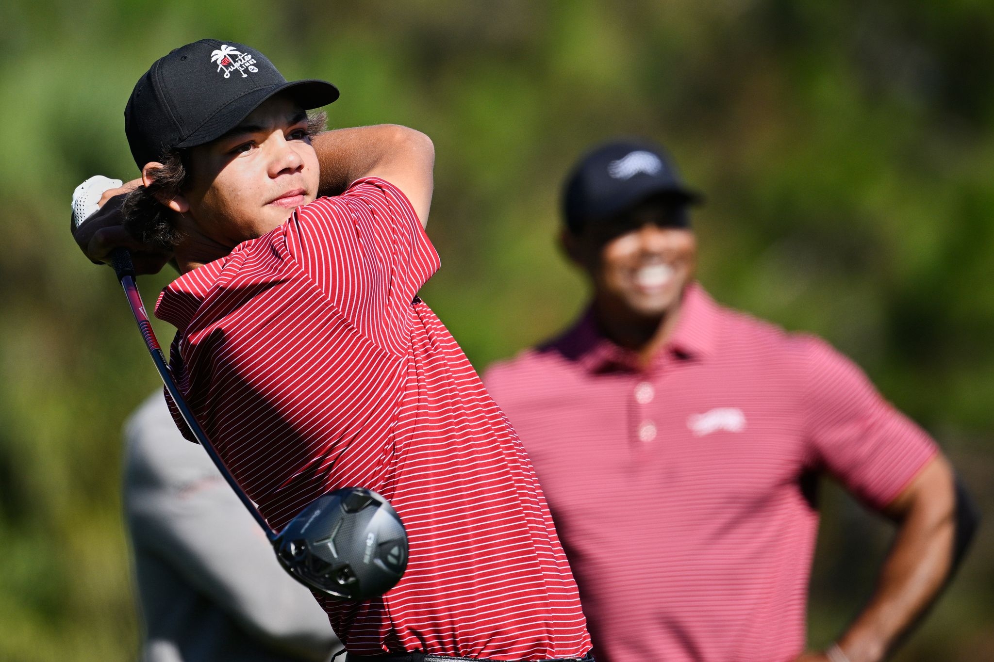 Tiger's son, Charlie Woods, is in contention at Junior golf's Team TaylorMade Invitational