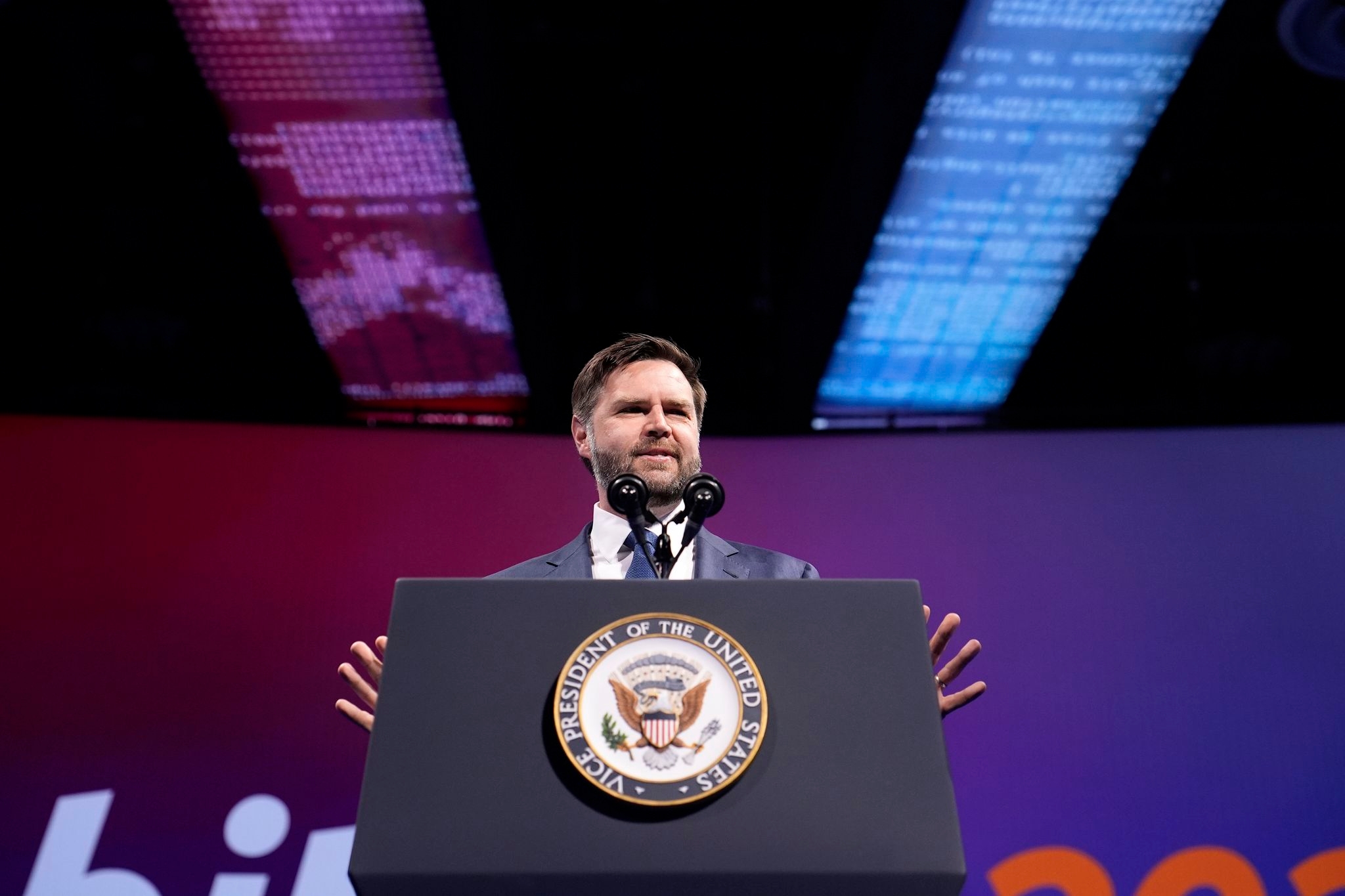 Vance urges crypto industry to stay involved in politics as he touts Trump administration's record