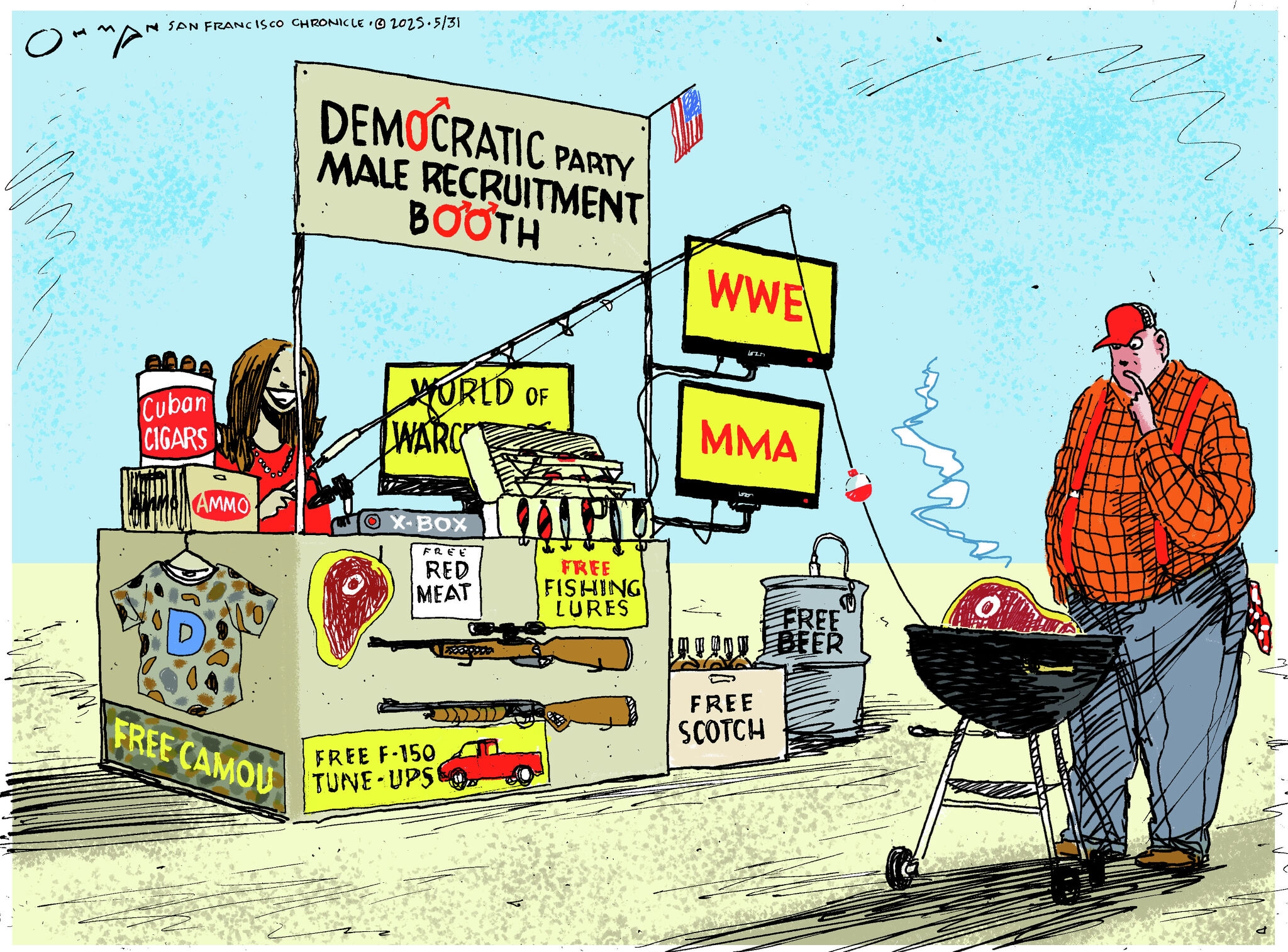 Dems want to spend $20 million to learn how to talk to men. Have they tried mansplaining?
