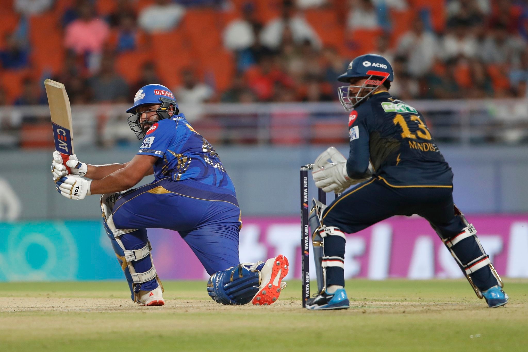 Mumbai Indians advance in IPL playoffs and knock out Gujarat Titans