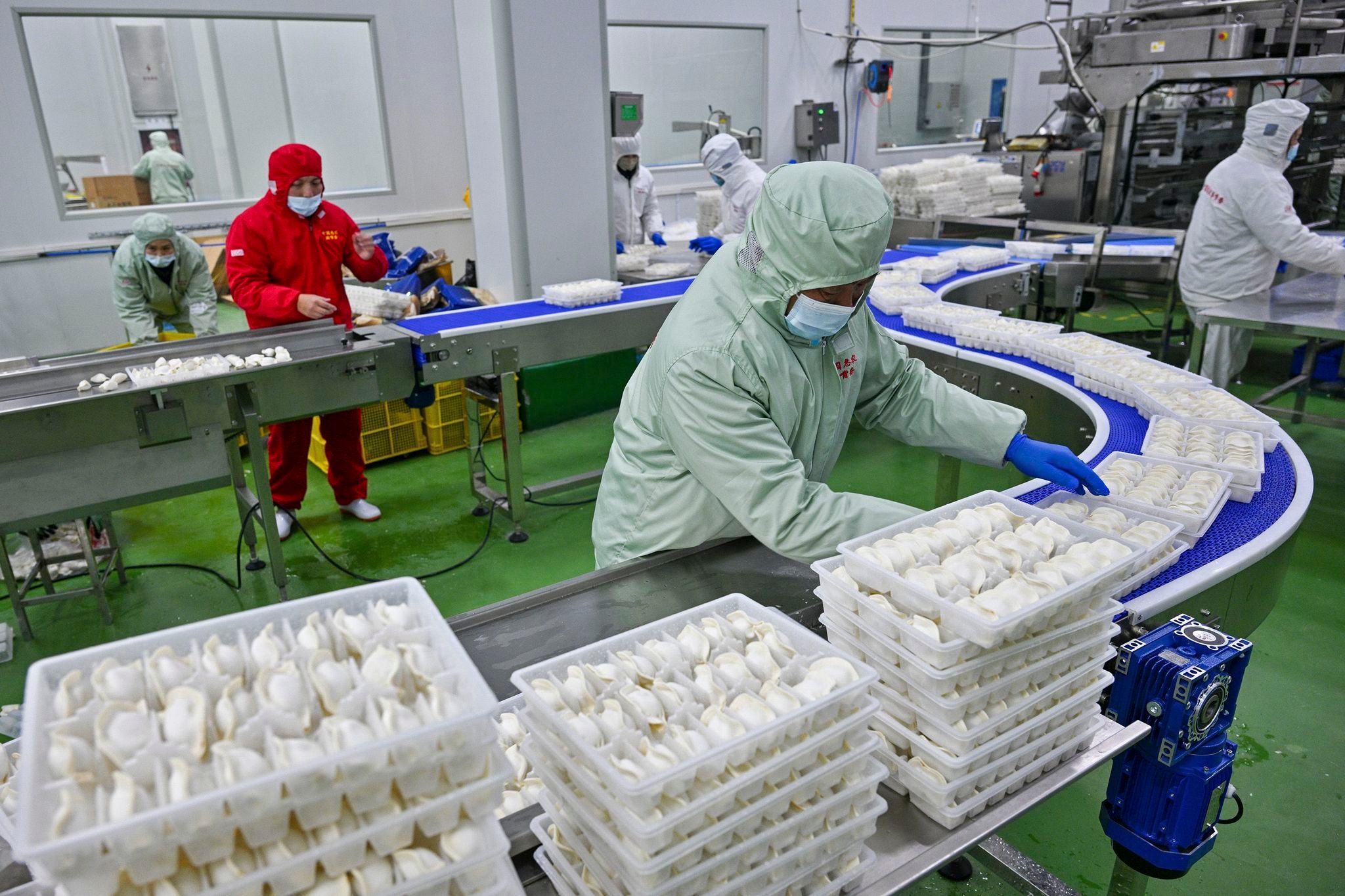 China's factory activity contracts in May, but there are signs of improvement