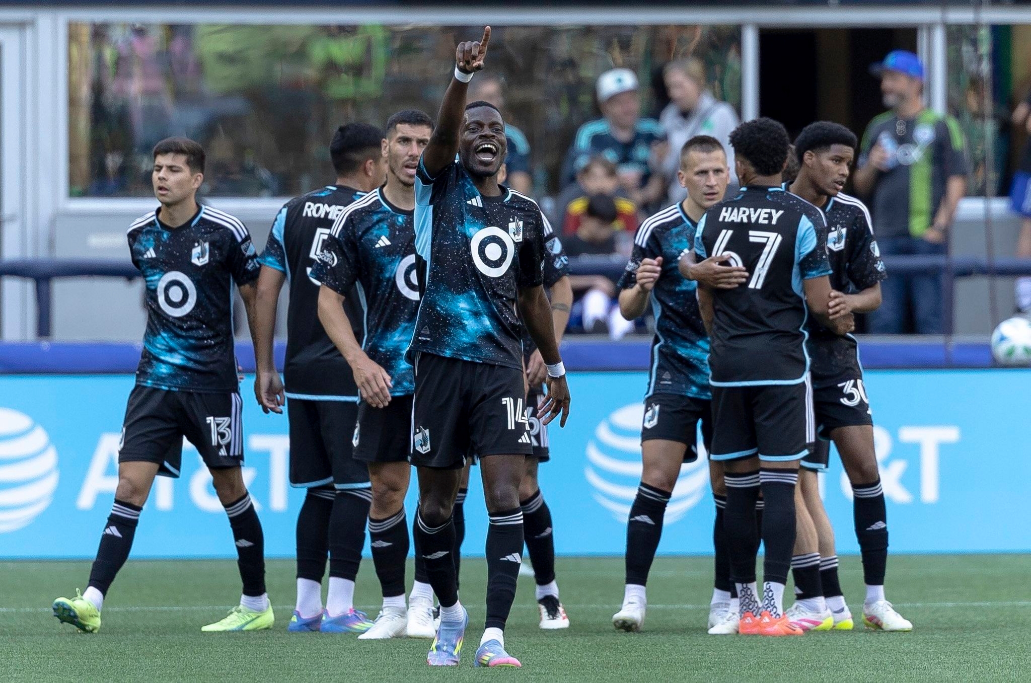 Tani Oluwaseyi scores twice in the second half and Minnesota claims its first-ever win in Seattle