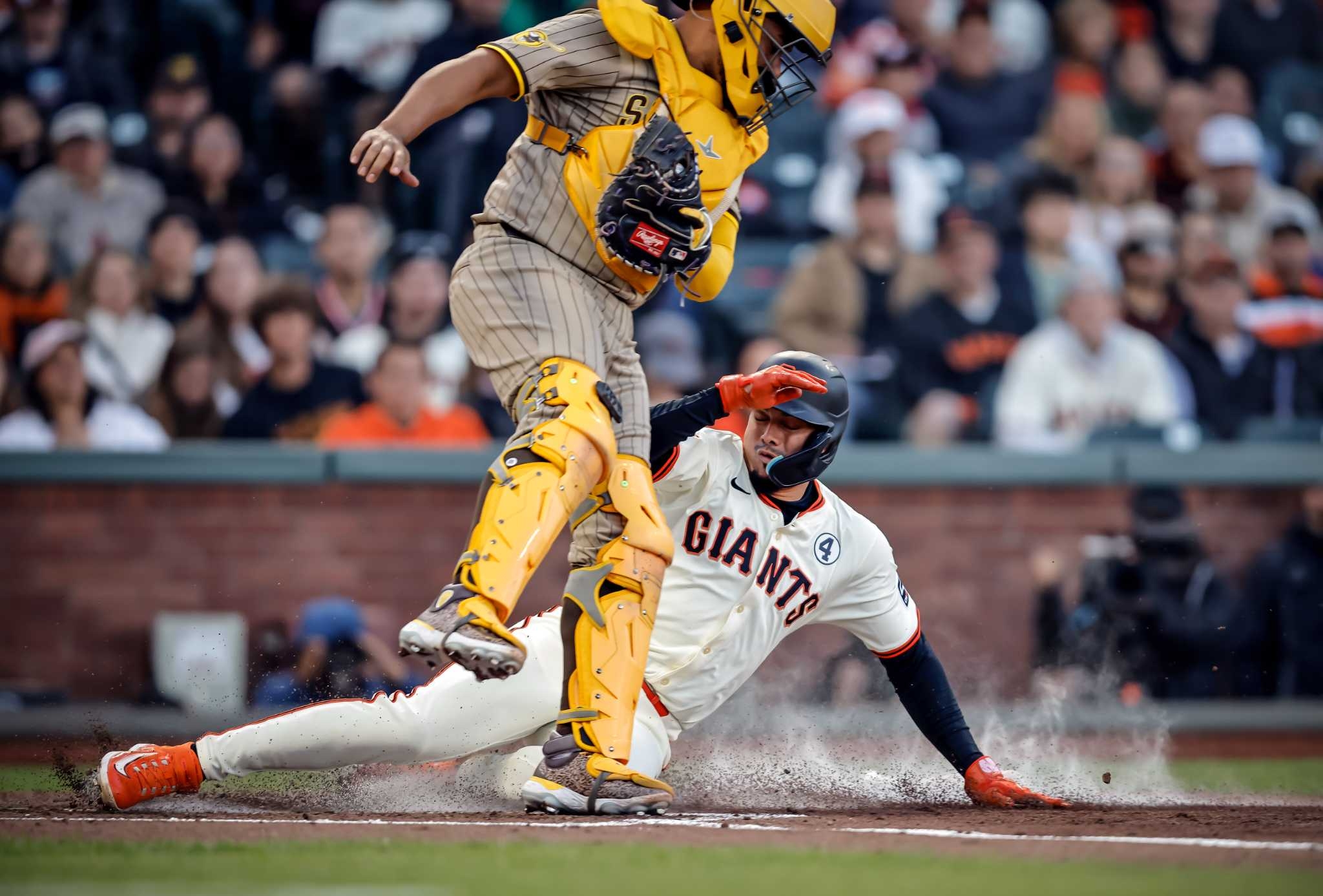 Offense remains a mystery to Giants as Padres win with a 10-inning shutout