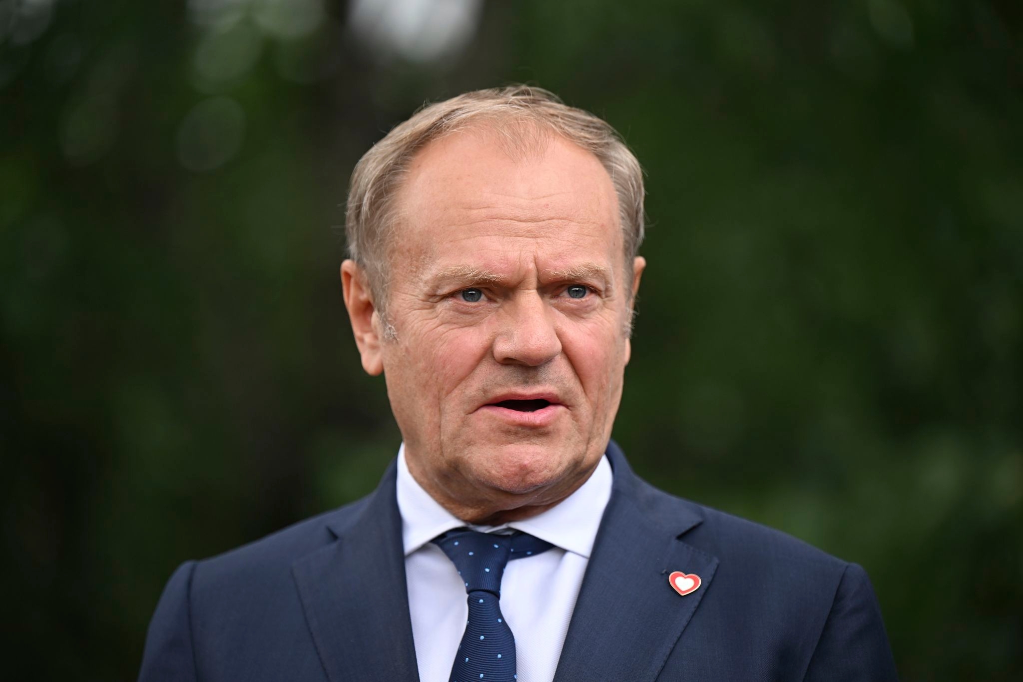 Donald Tusk makes his case before a confidence vote in Poland
